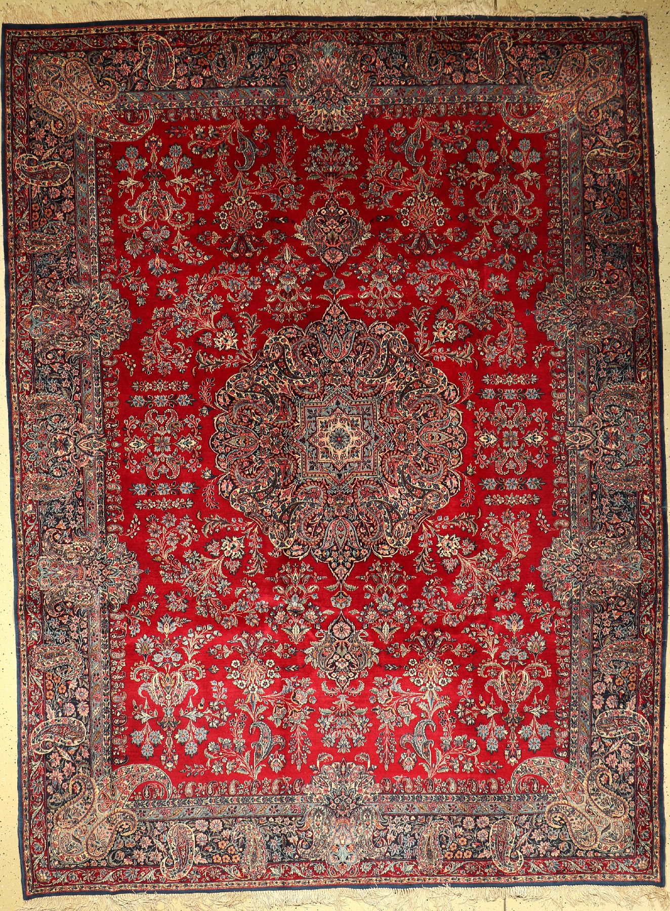 Kerman alt fein, Persien, um 1940, Korkwolle, ca. 335 x 251 cm, EHZ: 2