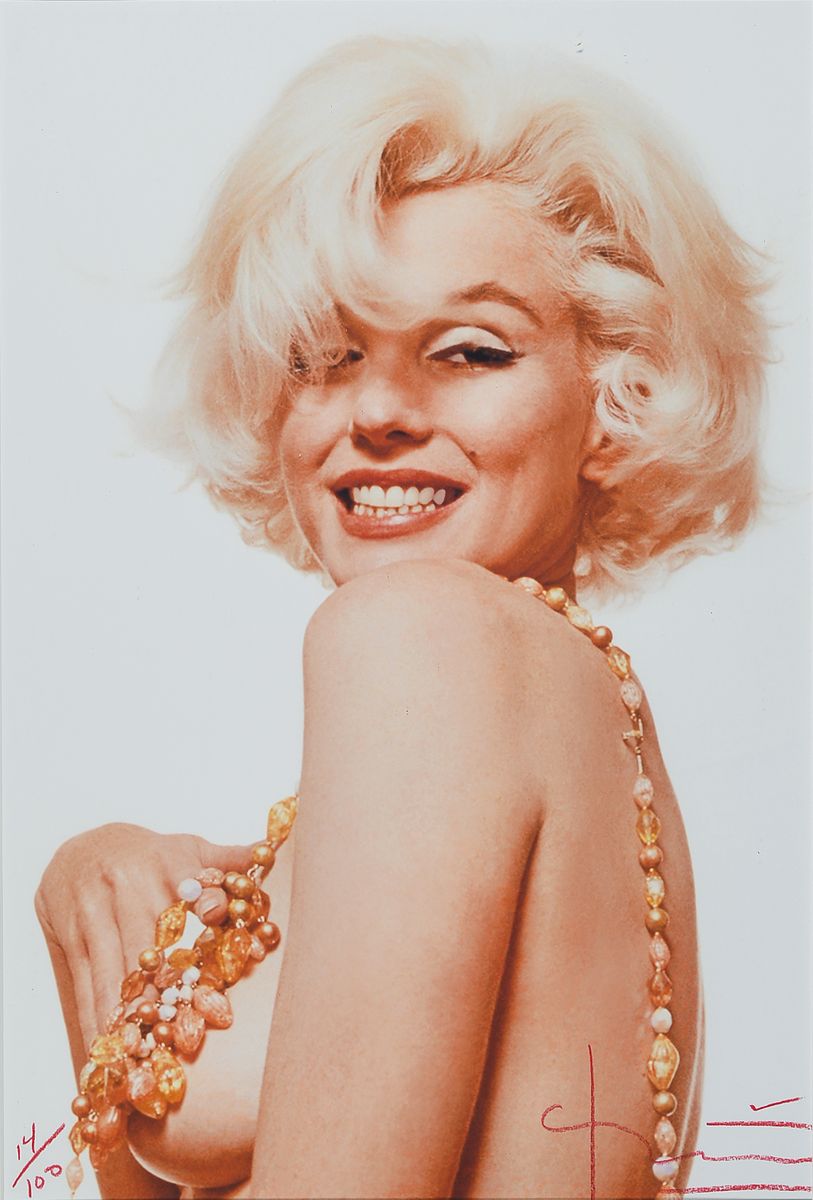 Bert Stern, 1926-2013, Fotografie, Iris Print, Marylin "Bedcolor", handsigniert, num. 14/100,die Fotografie entstand 1962 im Rahmen des ...