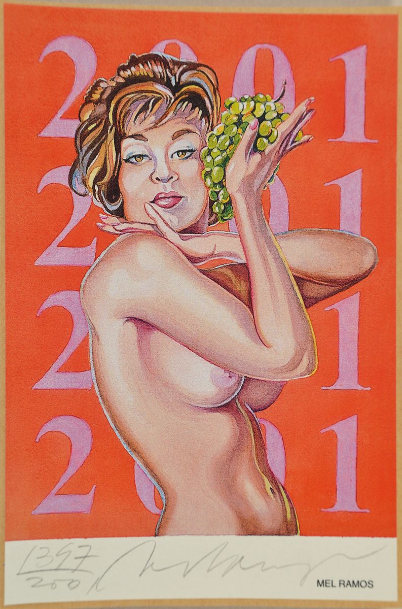Mel Ramos, geb. 1935, I love Women, Buchband mit zahlreichen Abbildungen, hrsg. Thomas Lecy Hamburg, Kreber Verlag Bielefeld 2007, mit einem ...