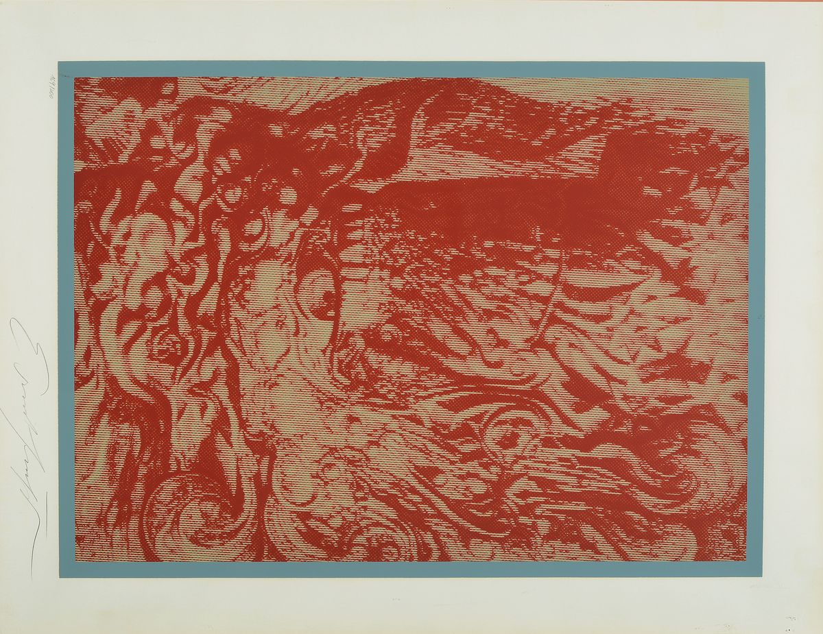 Detail a: Ernst Fuchs, 1930-2015, zwei Arbeiten: Sophie-Charlotte von Hannover zweifach, Farbradierung von 1987, handsigniert und bez. e.a., handschriftl. ...