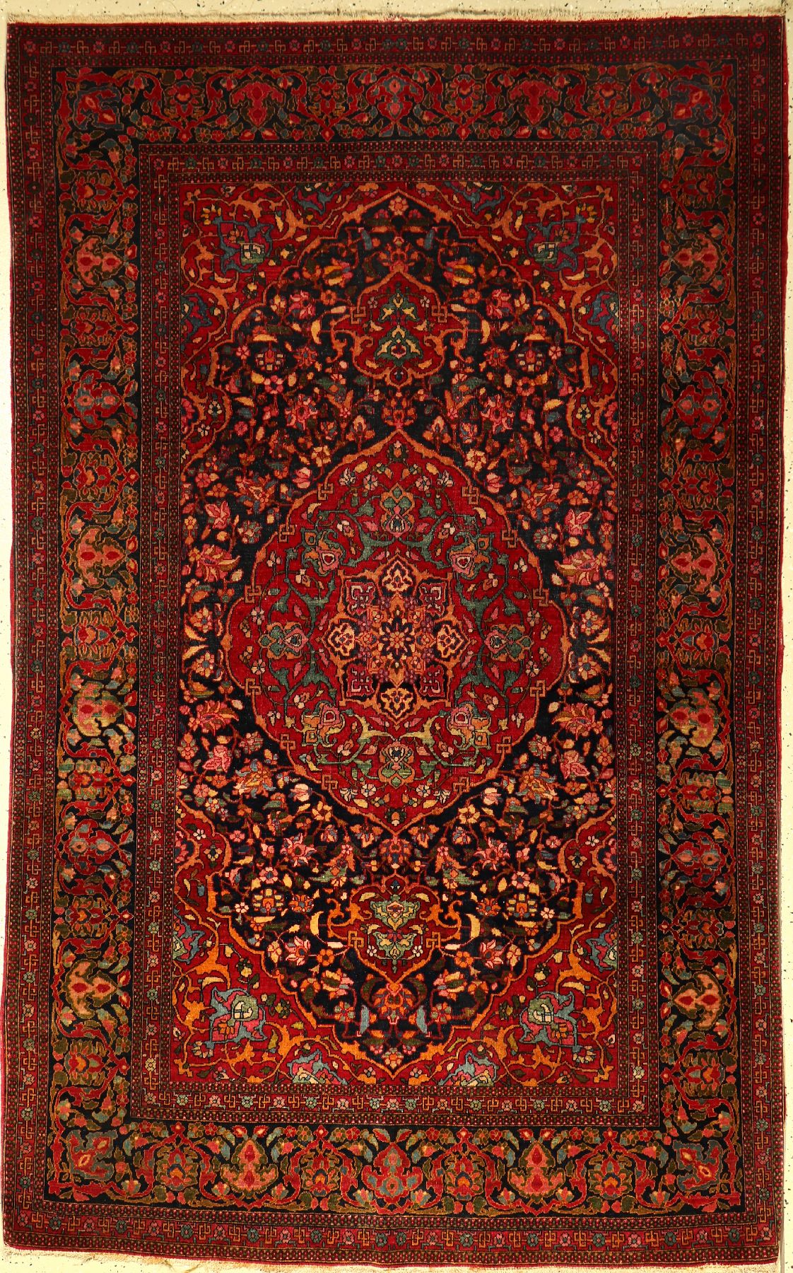 Esfahan alt, Persien, um 1920, Wolle auf Baumwolle, ca. 225 x 141 cm, EHZ: 3