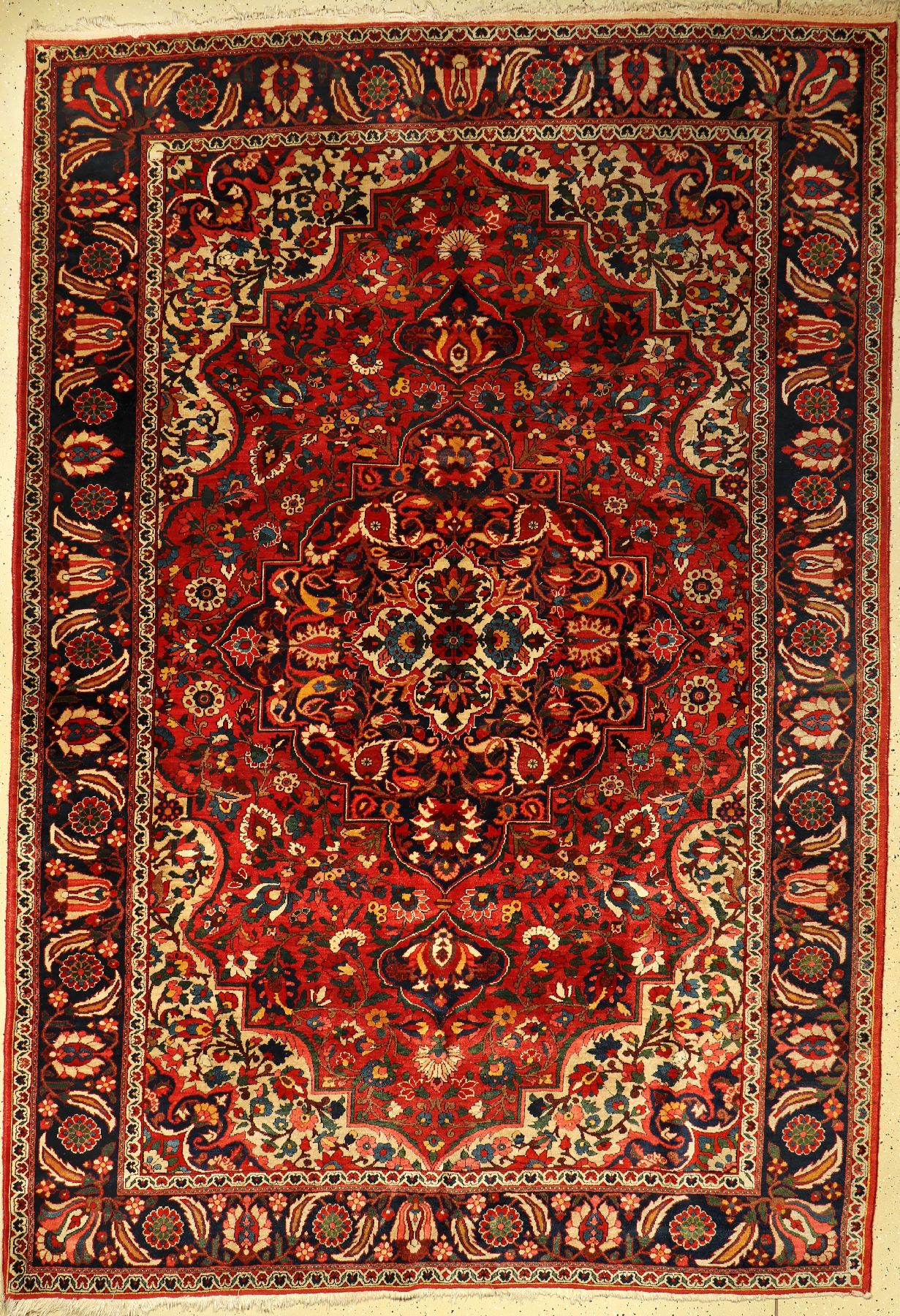 Bachtiar alt, Persien, ca. 60 Jahre, Wolle auf Baumwolle, ca. 310 x 215 cm, EHZ: 2