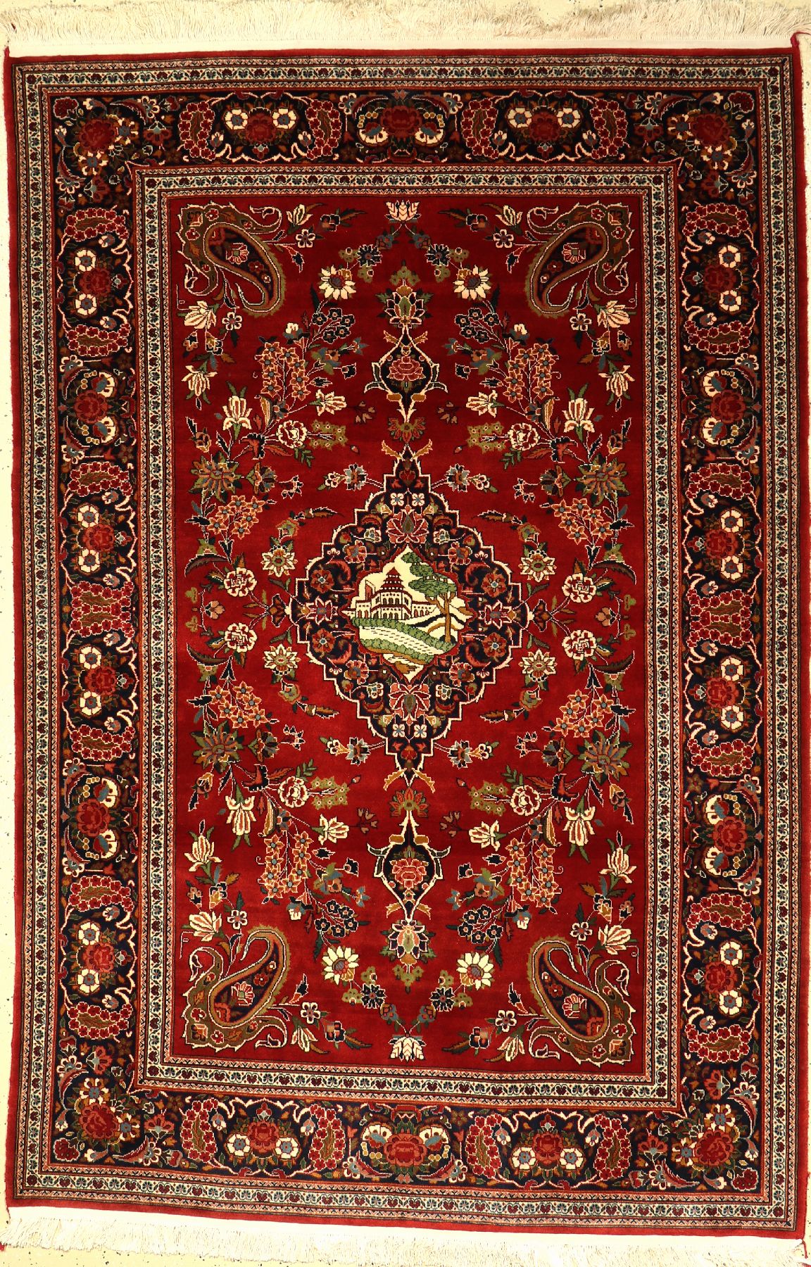 Keschan, China, ca. 30 Jahre, Wolle auf Baumwolle, ca. 215 x 143 cm, EHZ: 2