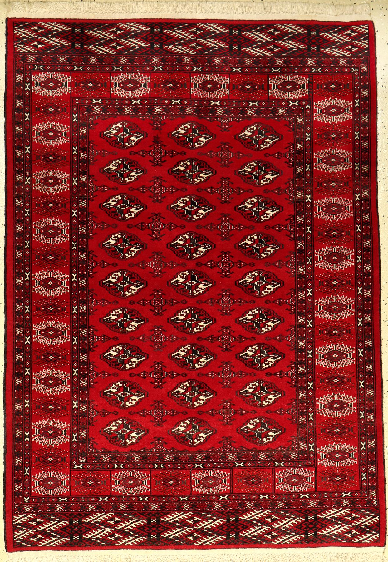Turkmen, Persien, ca. 50 Jahre, Wolle auf Baumwolle, ca. 196 x 138 cm, EHZ: 2