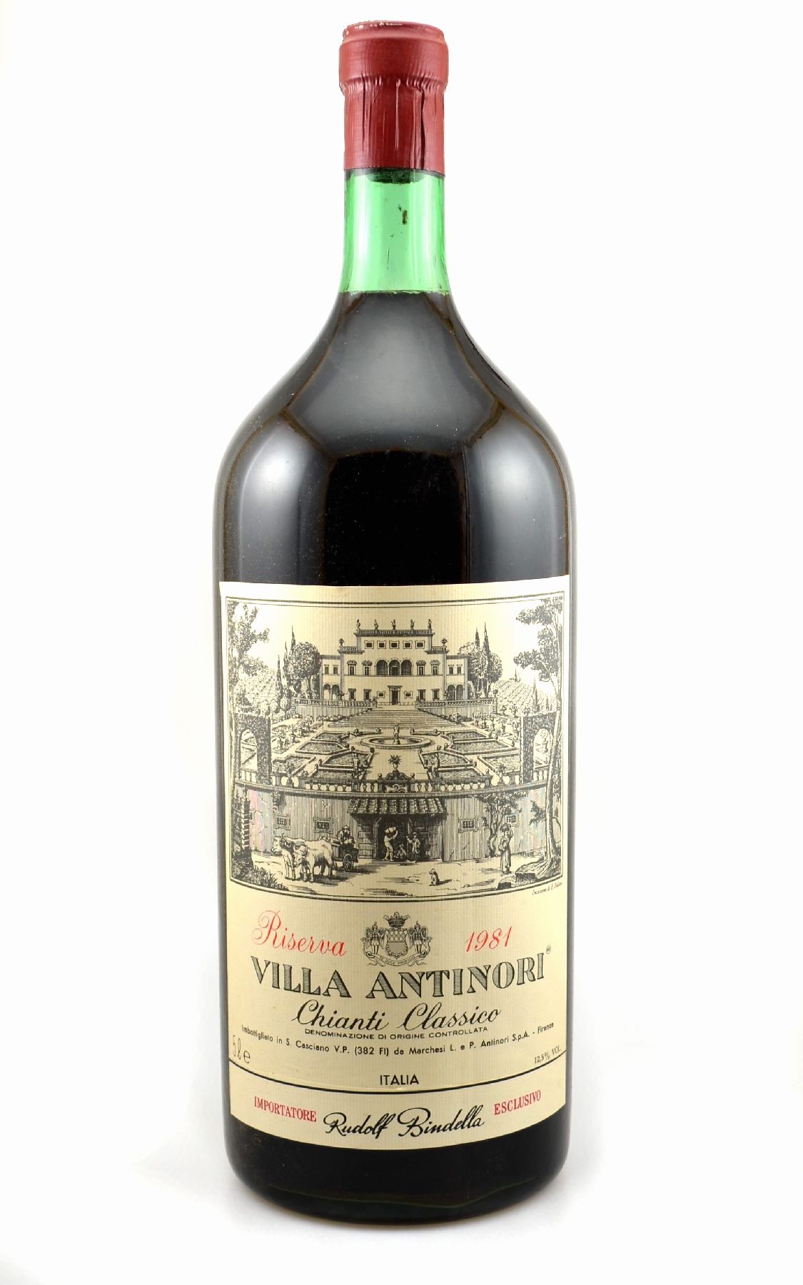 1 Jeroboamflasche 1981 Villa Antinori Chianti Classico, Riserva, ca. 500 cl, 12,5 % Vol., Füllstand: ca. top shoulder, sehr guter Erhaltungszustand, ...