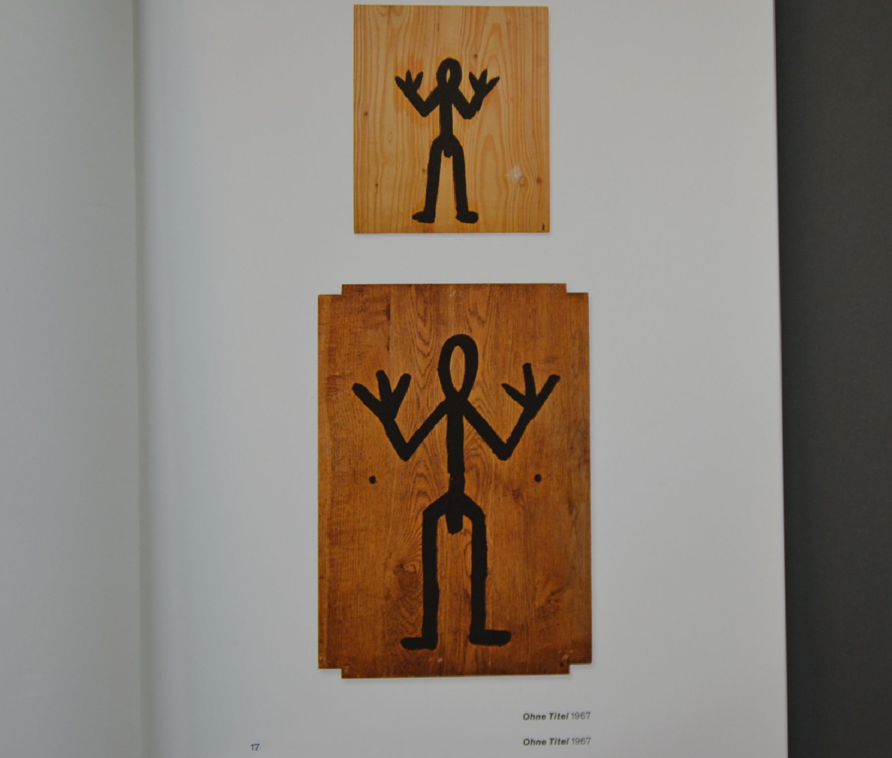 Detail e: A.R. Penck, geb. 1939 Dresden-2017 Zürich, Ausstellungsplakat , Akademie Galerie Die Neue Sammlung, sign., ca. 83,5x59 cm, inkl. Buch
