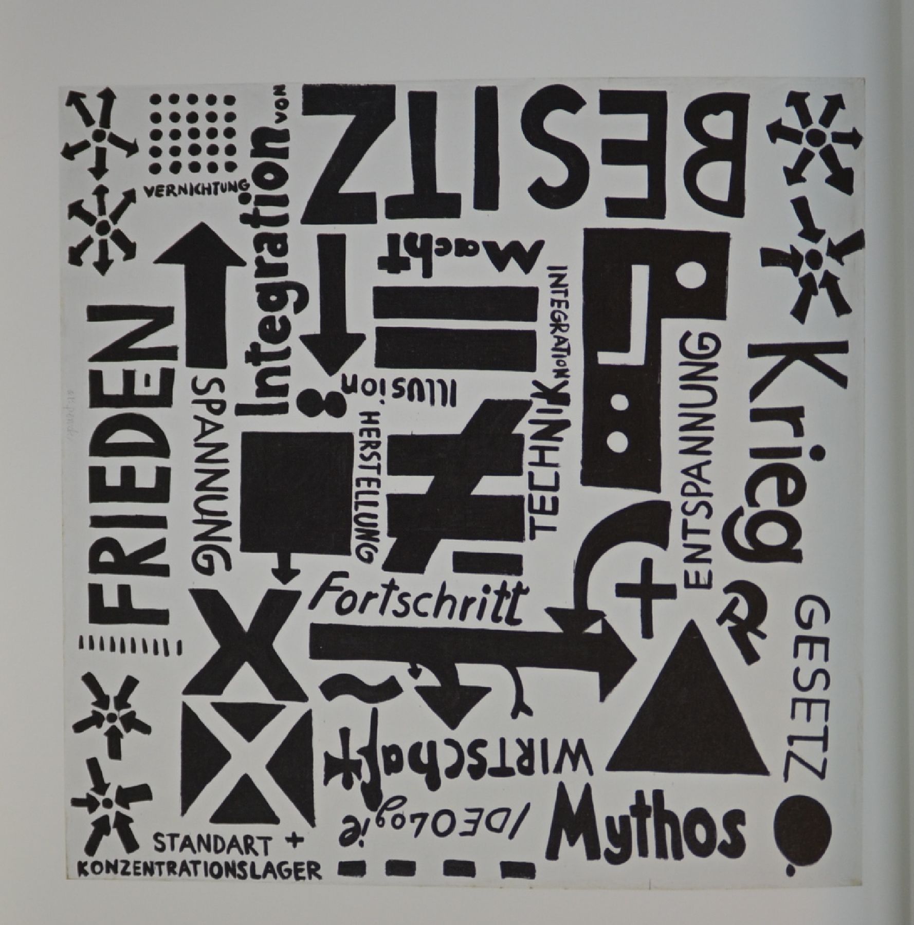 Detail f: A.R. Penck, geb. 1939 Dresden-2017 Zürich, Ausstellungsplakat , Akademie Galerie Die Neue Sammlung, sign., ca. 83,5x59 cm, inkl. Buch