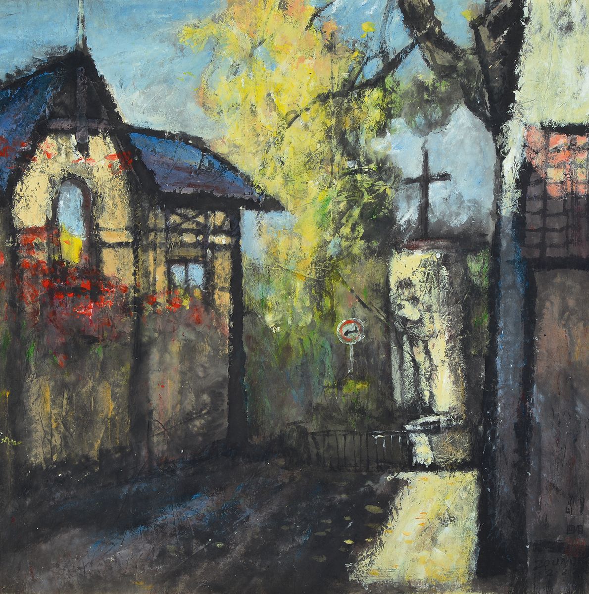 Zhang Zhizhong, Künstler aus Beeing, Dozent an der Beijing Language and Culture University, Ausstellung 2003 in Germersheim, hier: Aquarell, ...