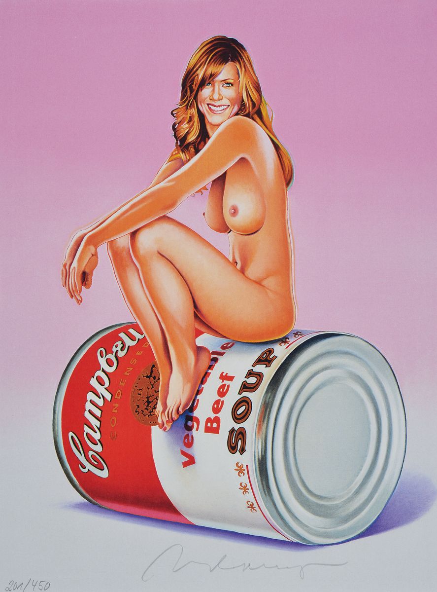 Detail a: Mel Ramos, 1935-2018, Campbells Soup Blondes, 3 Farboffsets, handsigniert, num. 204/450, je ca. 30x22.5cm