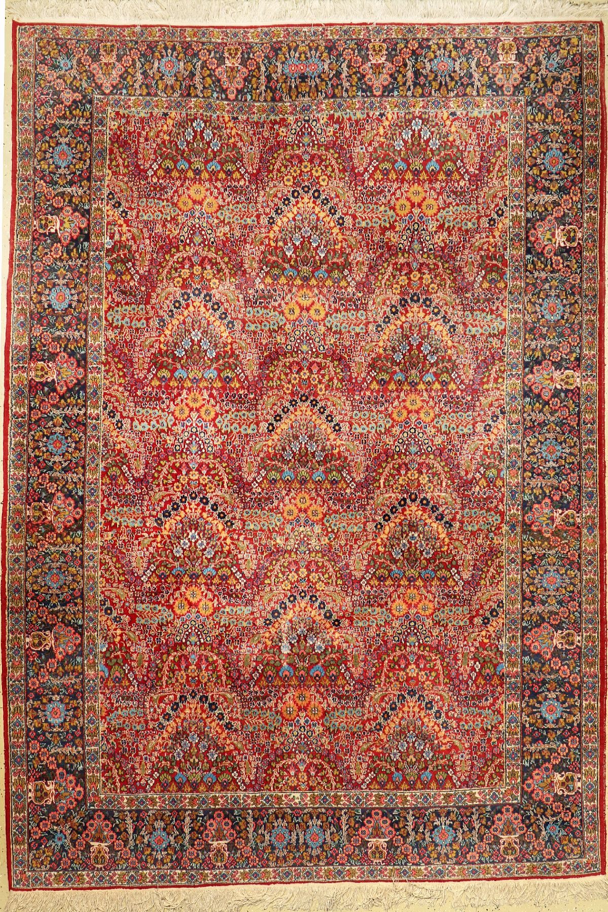 Kerman, Ägypten, ca. 40 Jahre, Wolle auf Baumwolle, ca. 288 x 200 cm, EHZ: 2-3
