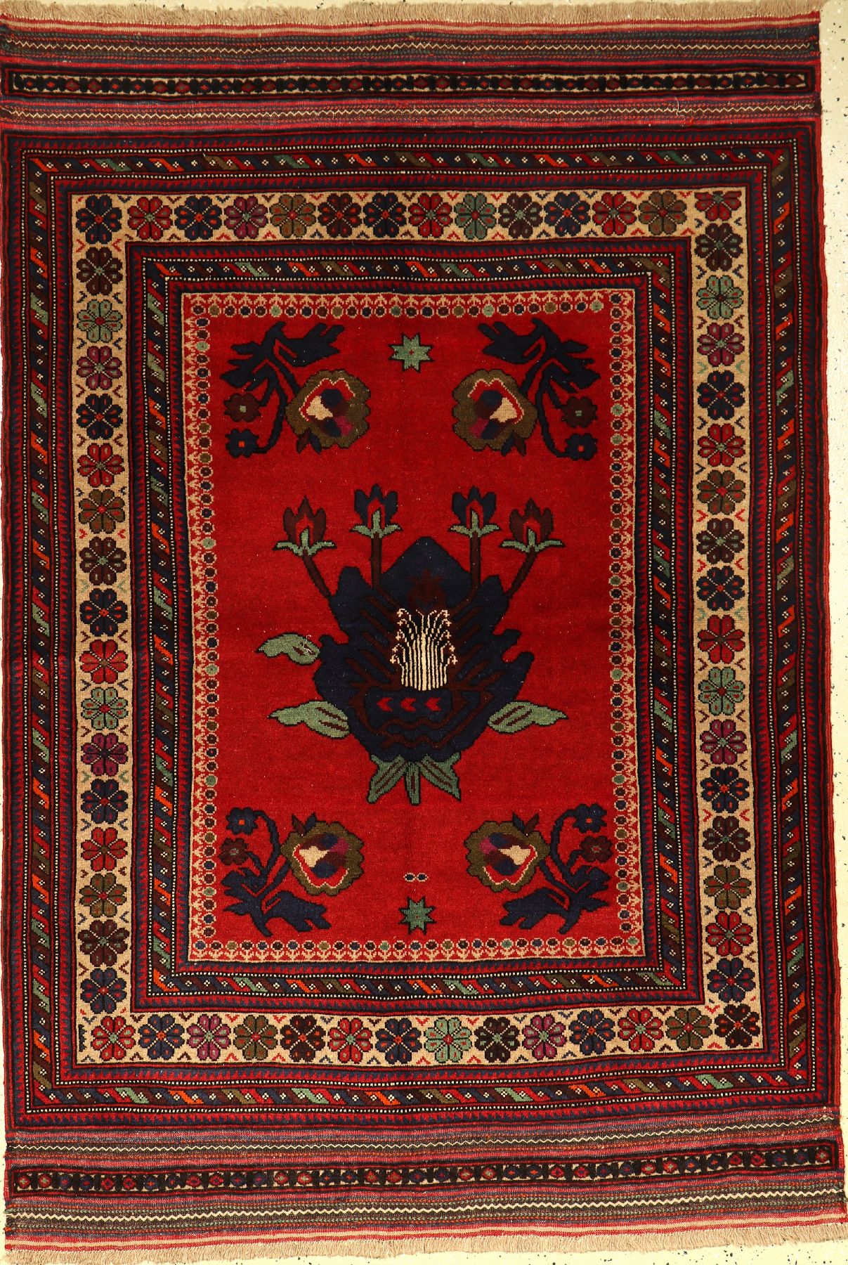 Gouchan fein, Persien, ca. 40 Jahre, Wolle auf Wolle, ca. 185 x 126 cm, EHZ: 2