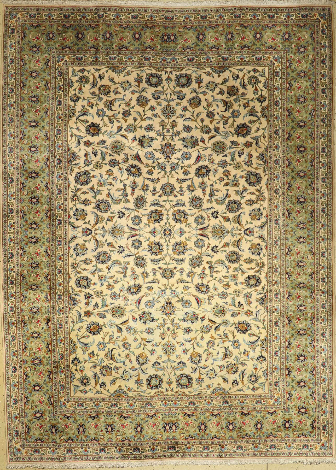Keschan alt, Persien, ca. 40 Jahre, Wolle auf Baumwolle, ca. 352 x 260 cm, EHZ: 2-3