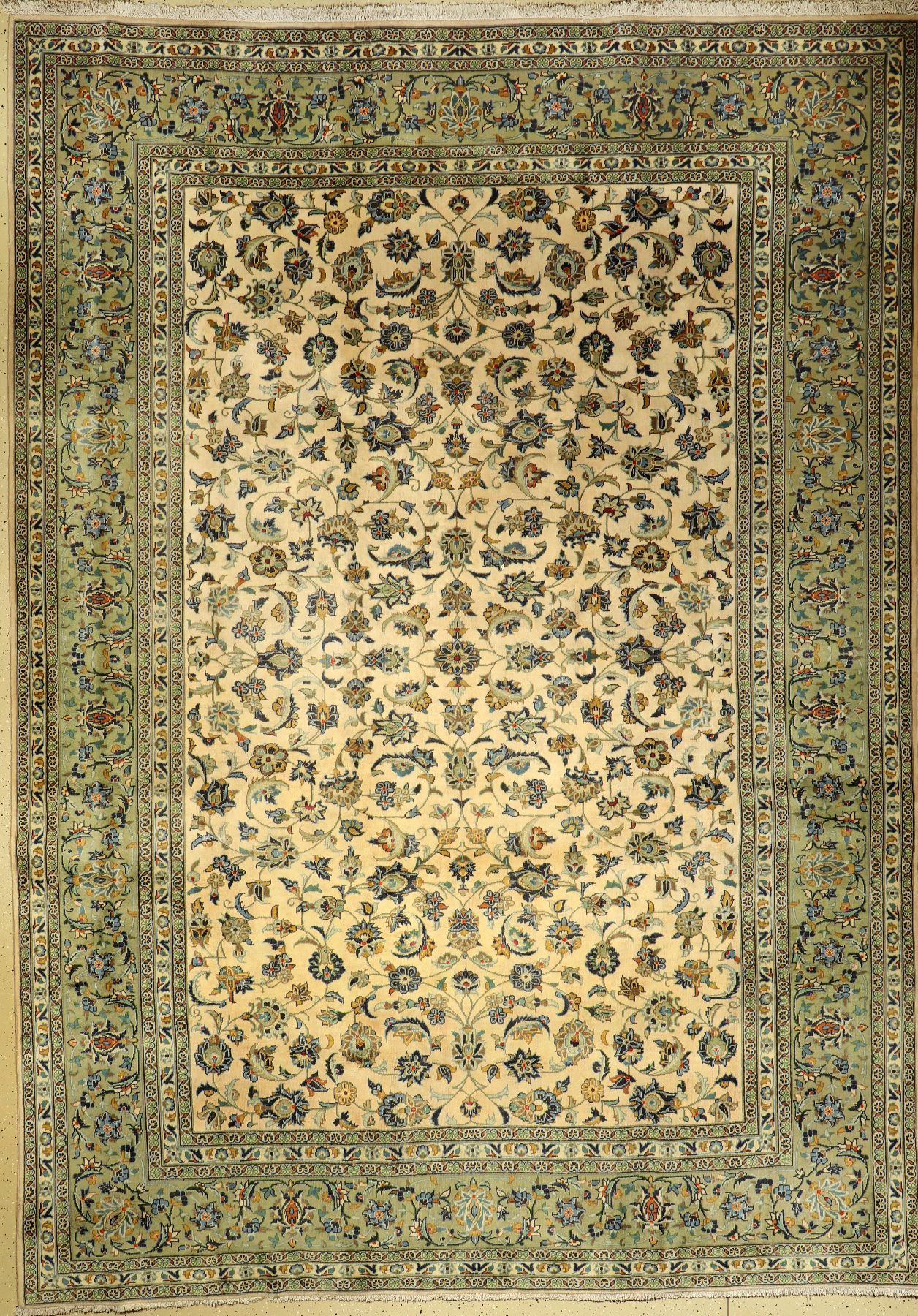 Keschan alt, Persien, ca. 40 Jahre, Wolle auf Baumwolle, ca. 350 x 252 cm, EHZ: 2