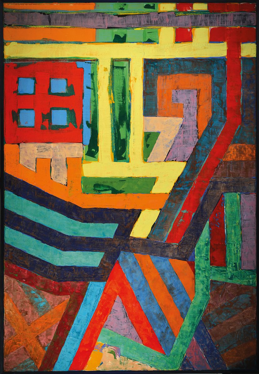 Bernd Wolf, 1953-2010, war Städelschüler und aktiv in der Frankfurter Kunstszene, lebte später in Berlin, war in zahlreichen Kunstsammlungen ...