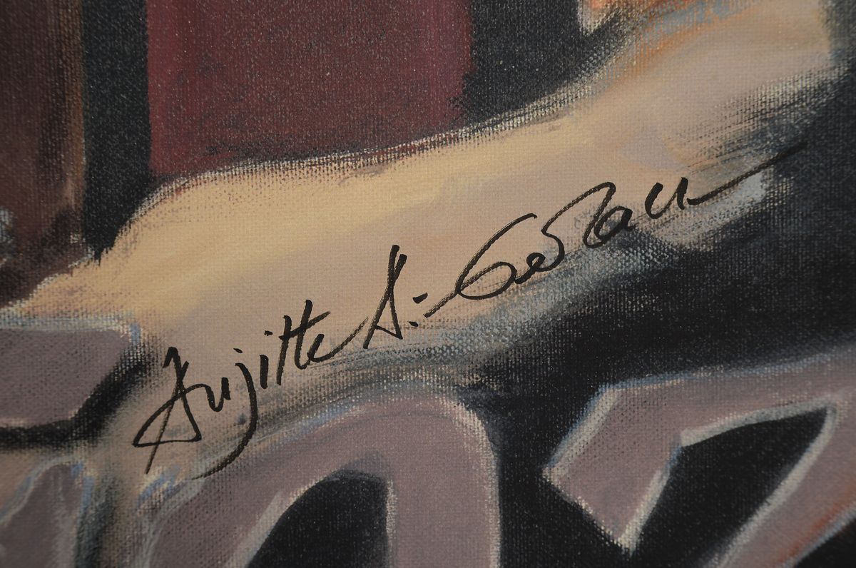 Detail a: Birgitte Borkott-Gerlach, geb. 1941 Mainz, Studium an der Universität in Zürich und Mainz, Studienaufenthalte in London, Paris, Florenz und Rom, ...