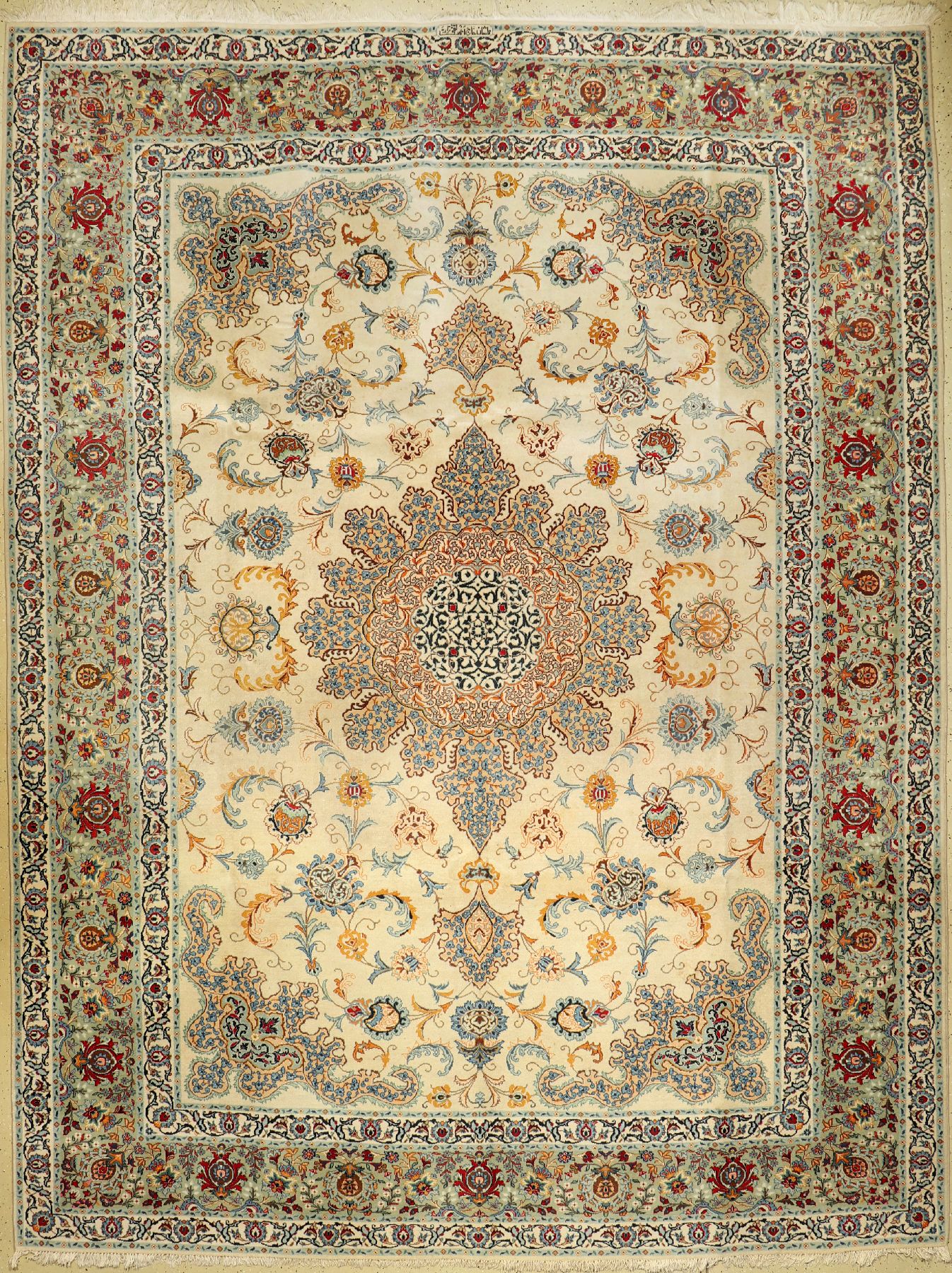 Keschan alt, Persien, ca. 60 Jahre, Wolle auf Baumwolle, ca. 385 x 289 cm, EHZ: 4
