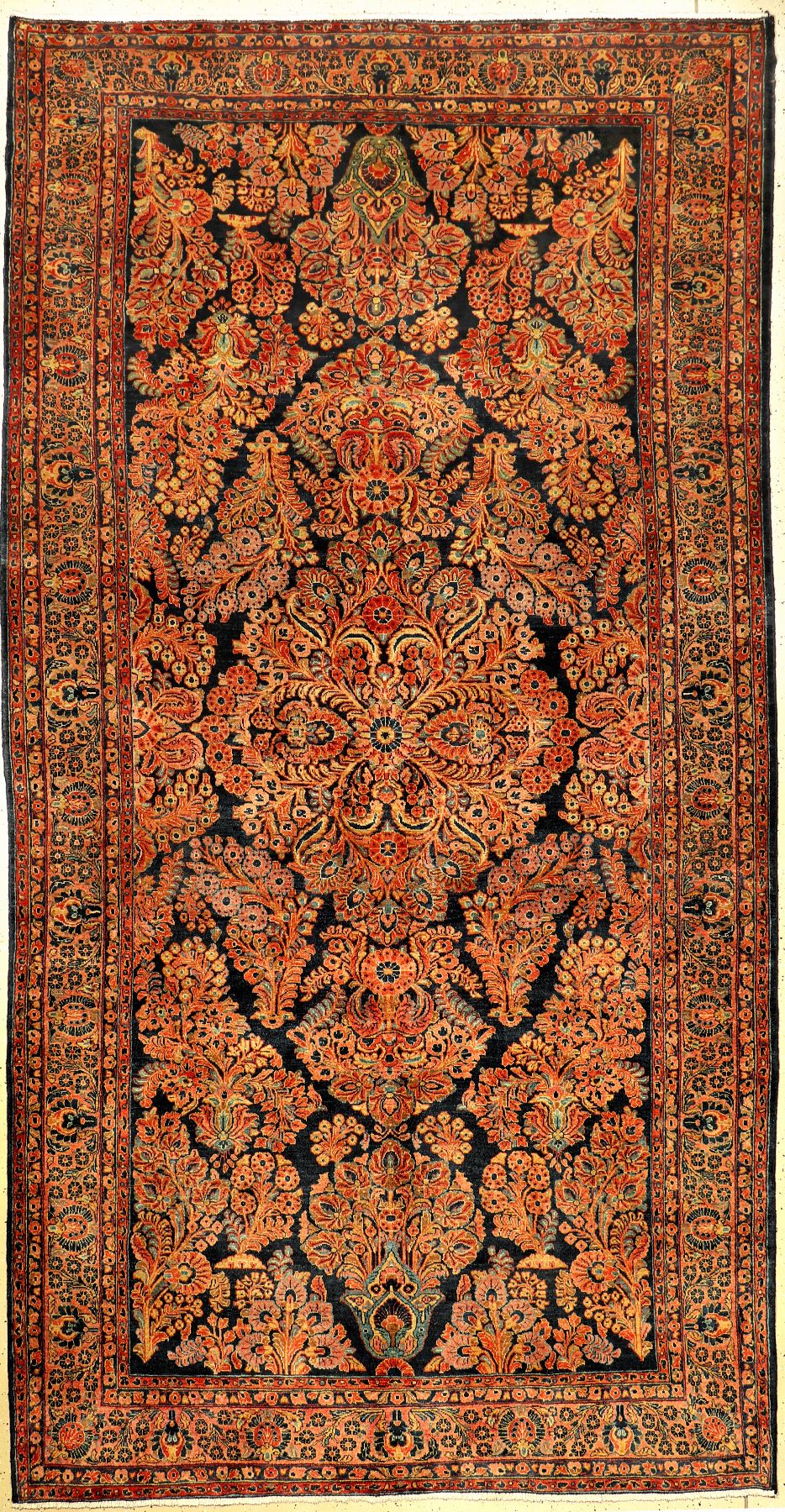 Seltener Sarogh Mohjeran "Kelley" antik (US Re-Import), Persien, um 1900, Korkwolle, ca. 361 x 187 cm, EHZ: 2 (fachkundig gereinigt), ...