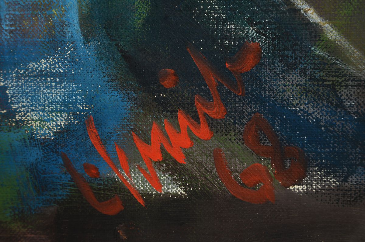 Detail a: Ludwig Straub, 1905 Mannheim-1976 Seeheim, liegender Akt, Öl/Lwd, rechts unten signiert und dat. 68, ca. 80x120cm