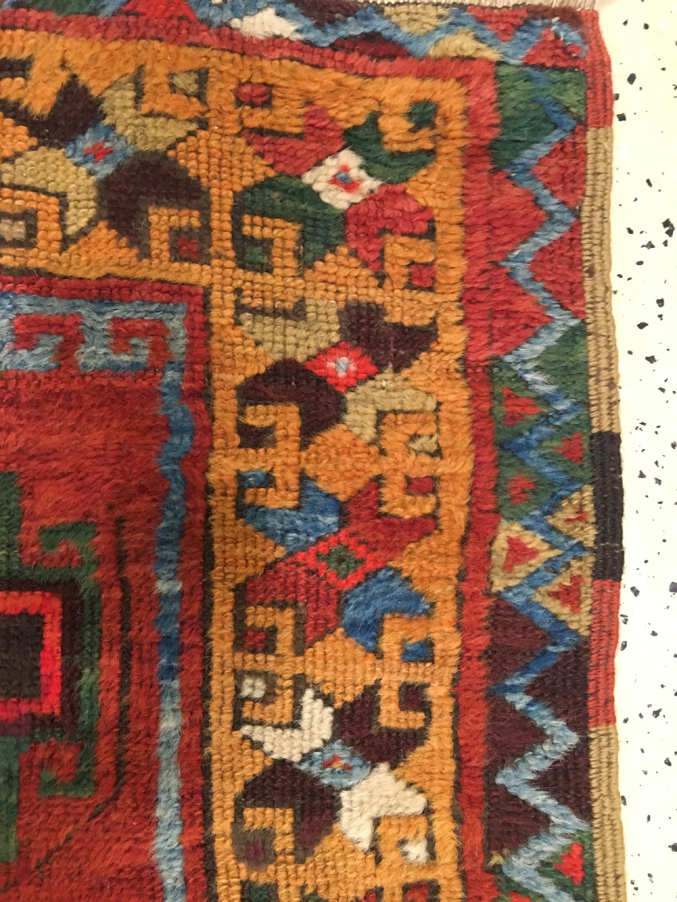 Detail g: Kurdischer Yörük antik (Memling-Gül), Ostanatolien Sivas-Gebiet, Ende 19.Jhd., Wolle geknüpft auf Wolle. Knüpfteppich der Yörüken im ...