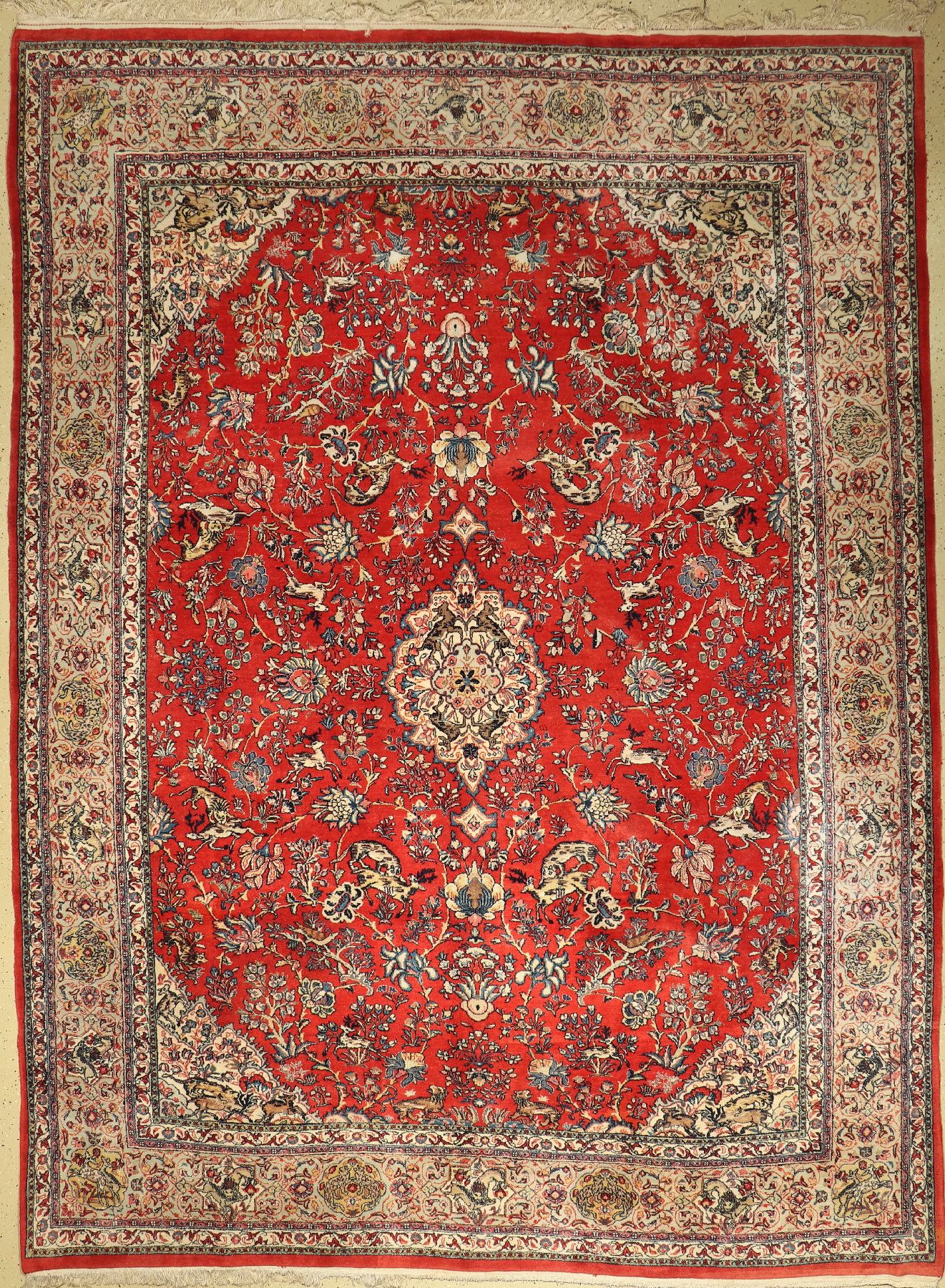 Sarogh alt, Persien, ca. 50 Jahre, Wolle auf Baumwolle, ca. 398 x 297 cm, EHZ: 2