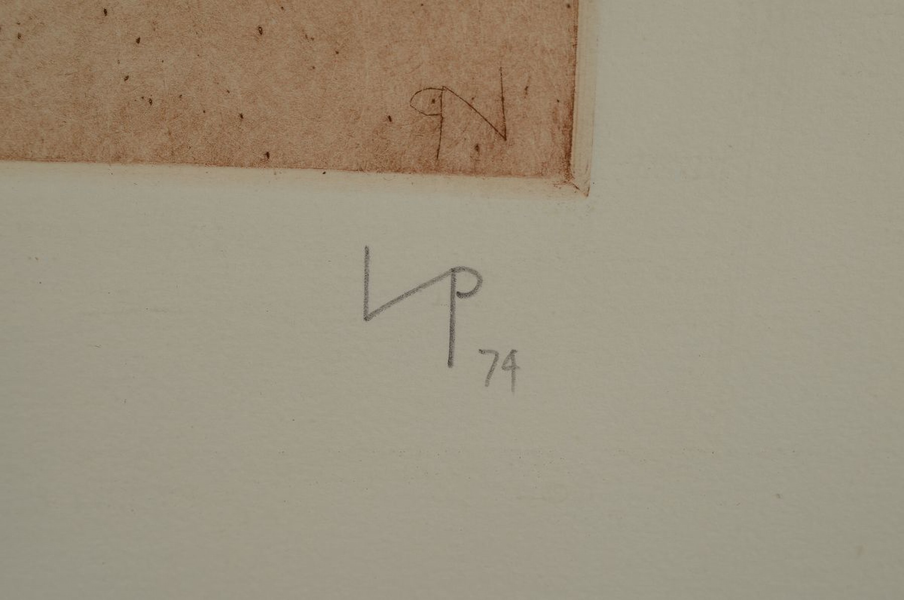 Detail e: Victor Pasmore, 1908 - 1998, "Linear Development", Radierung, num. 50/60, monogrammiert und dat. 74, Plattenmaß 37.5 x 37.5 cm, Blattmaß: ...