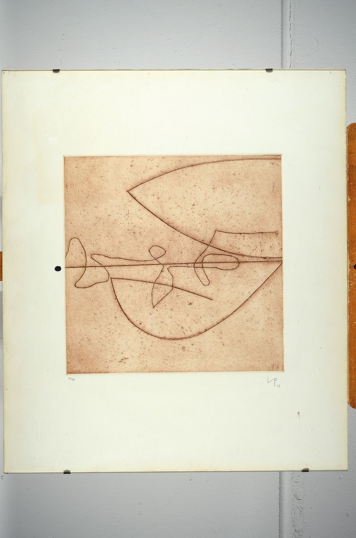 Detail k: Victor Pasmore, 1908 - 1998, "Linear Development", Radierung, num. 50/60, monogrammiert und dat. 74, Plattenmaß 37.5 x 37.5 cm, Blattmaß: ...