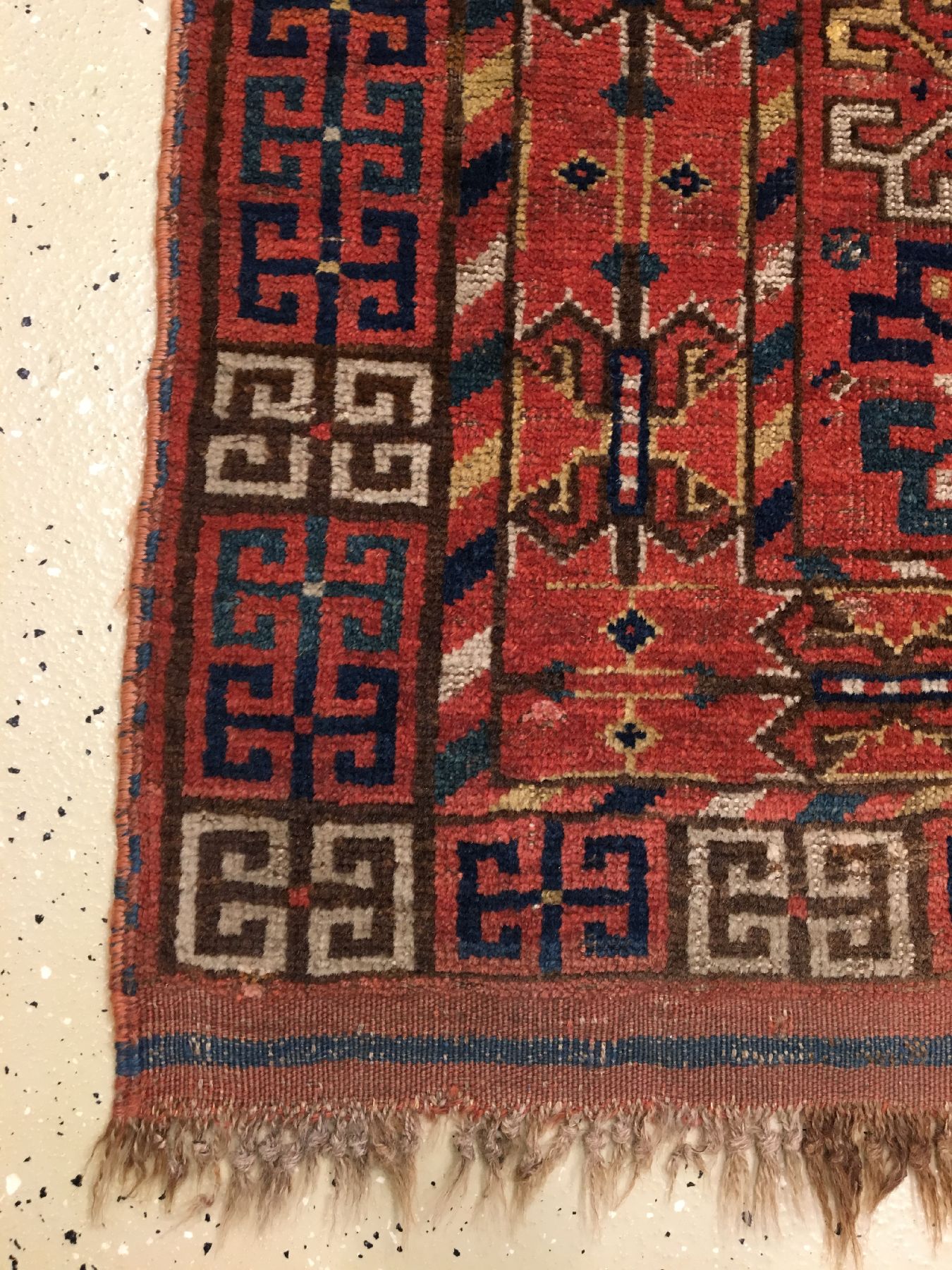 Detail f: Ersari "Hauptteppich" antik, Turkmenistan Amu-Darja Region, 19.Jhd., Wolle geknüpft auf Wolle/Ziegenhaar. Seltener Hauptteppich aus der ...