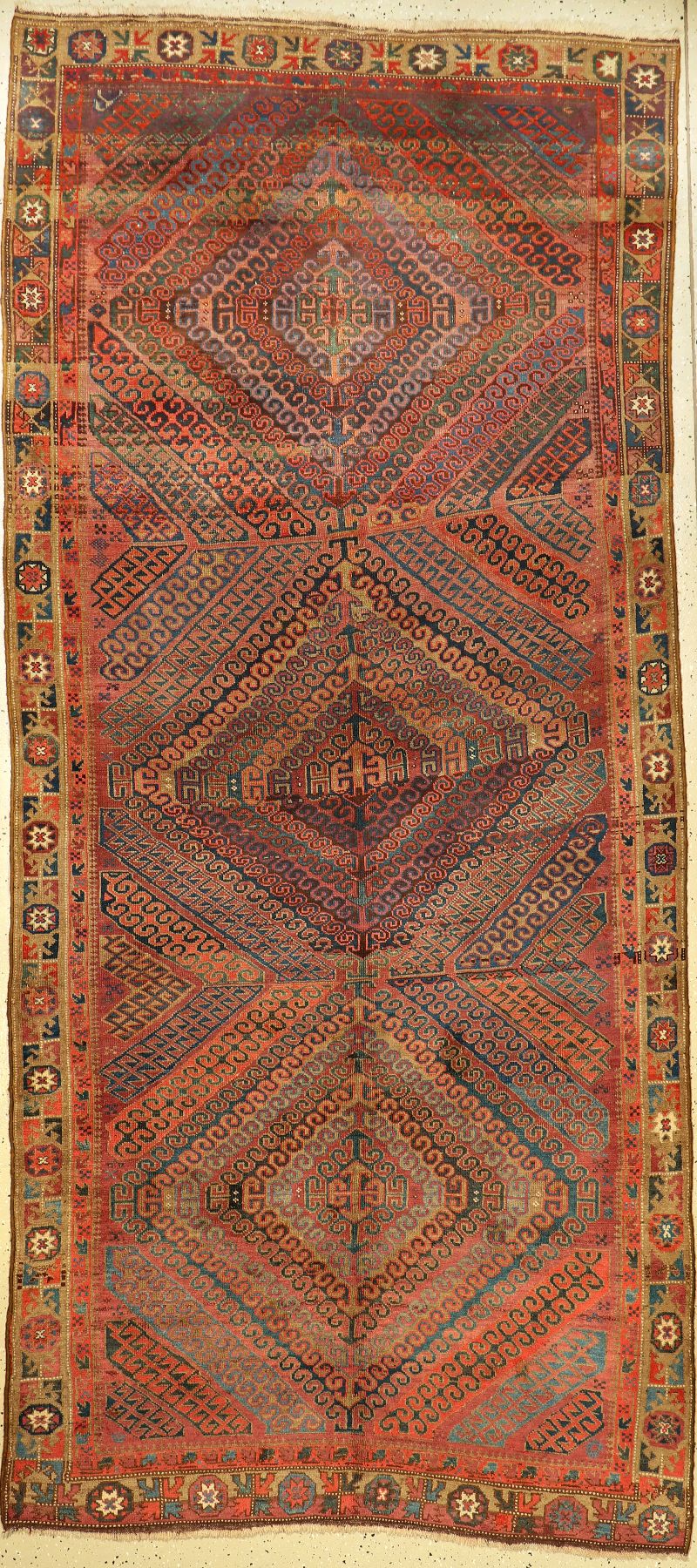 Feiner Belutsch "Muschwani-Stamm" antik, Nordostpersien, Ende 19.Jhd., Wolle geknüpft auf Wolle. Feiner Belutsch mit hellen Farben und ...