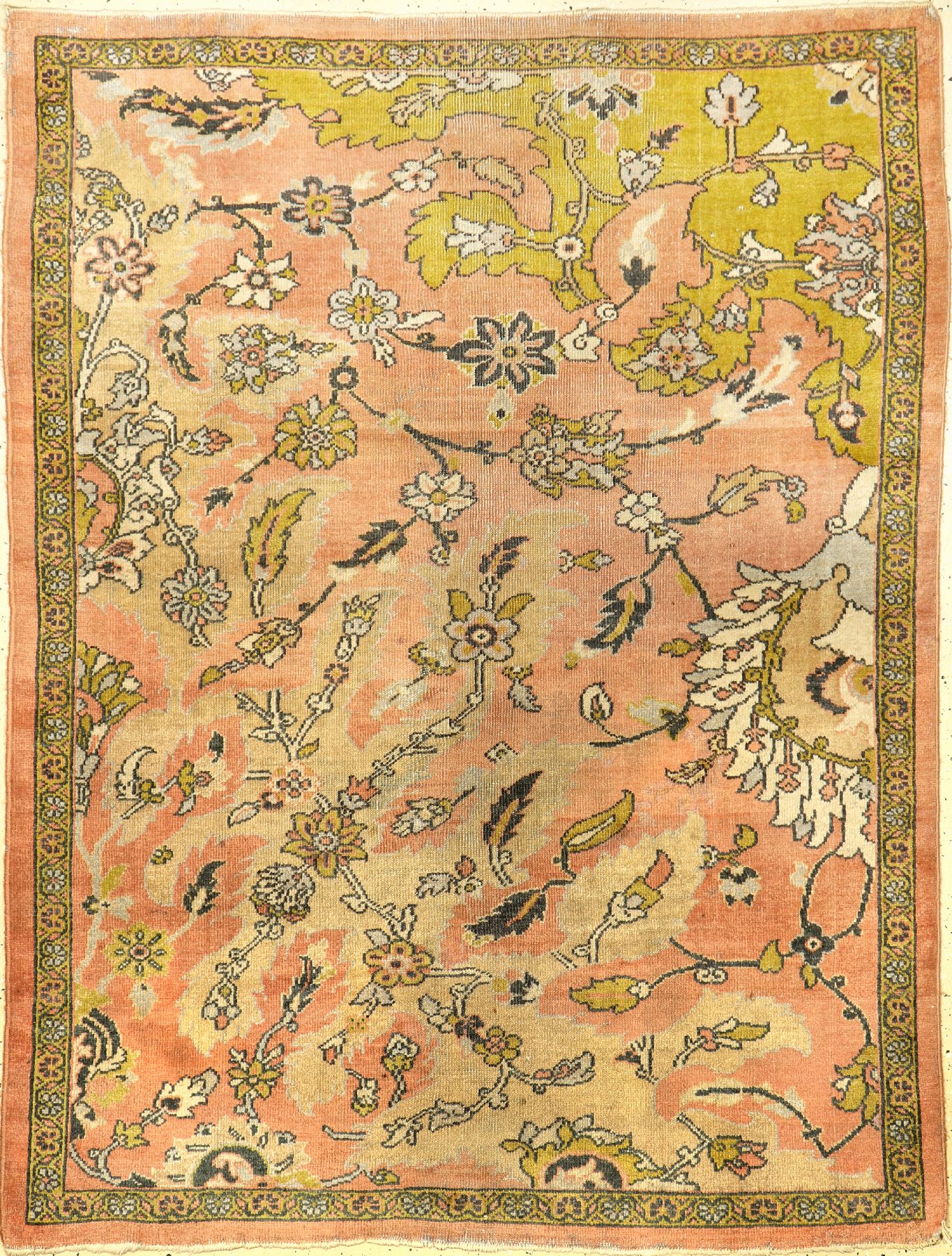 Seltener Mahal "Wagireh" antik, Westpersien, 19.Jhd., Wolle geknüpft auf Baumwolle. Großformatiger Wagireh (Teppich Mustervorlage) aus ...