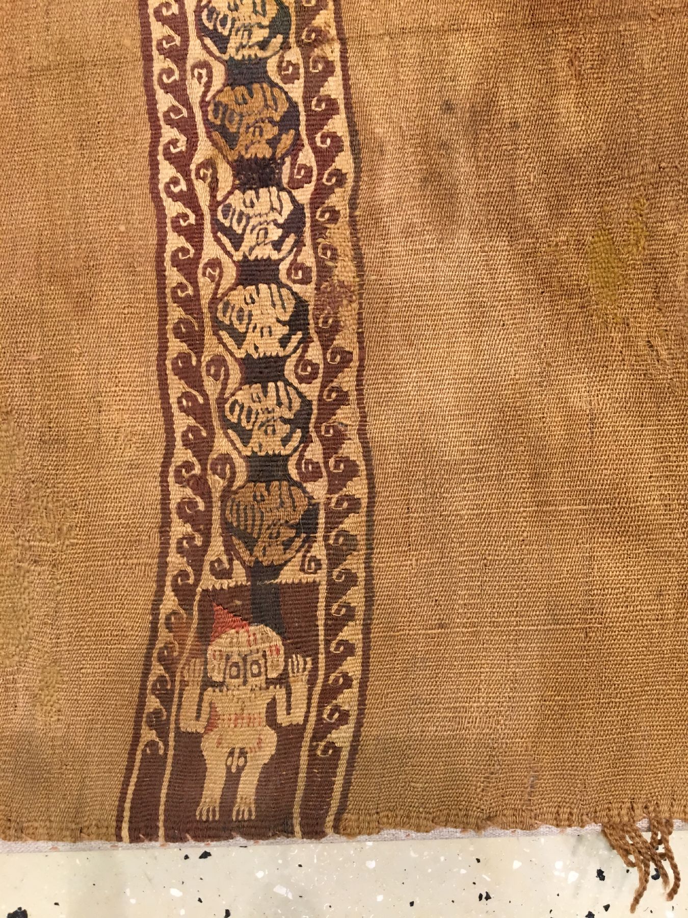 Detail c: (3 Lots) 13x seltene Koptische "Textilfragmente" antik, Ägypten, 4.-7.Jhd., Wolle mit teilweise Baumwolle gewebt auf Wolle. Frühe ...