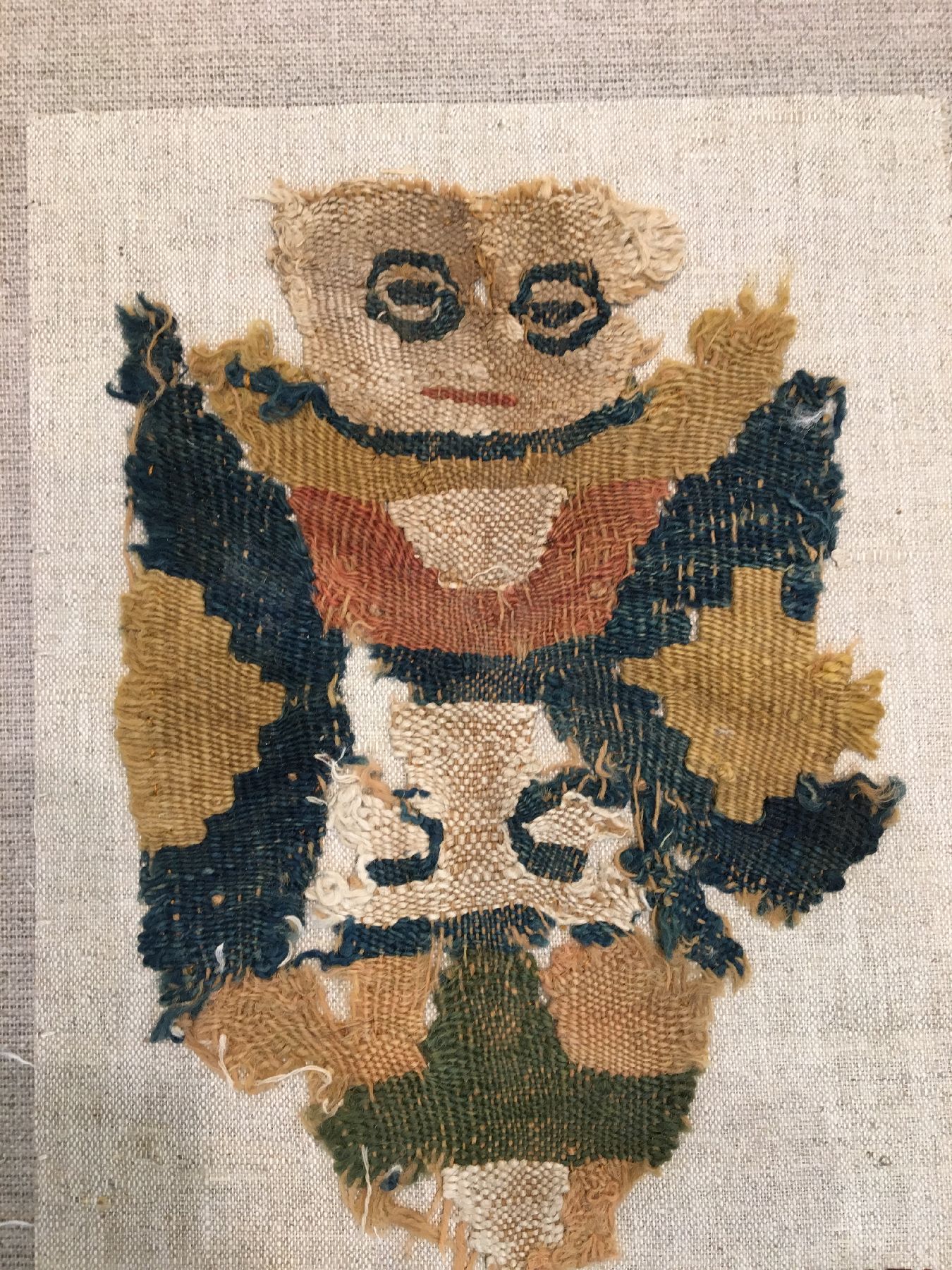 Detail e: (3 Lots) 13x seltene Koptische "Textilfragmente" antik, Ägypten, 4.-7.Jhd., Wolle mit teilweise Baumwolle gewebt auf Wolle. Frühe ...