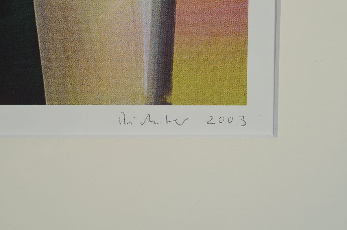 Detail a: Gerhard Richter, geb. 1932, Viktoria I Farboffset auf Karton, drucksigniert, Edition Achenbach Art Edition Düsseldorf, für die Viktoria ...