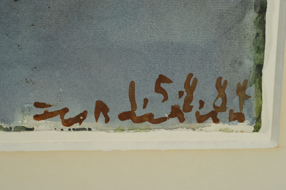 Detail a: Klaus Fussmann, 1938 Velbert, Studium an derFolkwang Schule Essen und Hochschule für Bildende Künste in Berlin, Professur 1974-2005an der ...