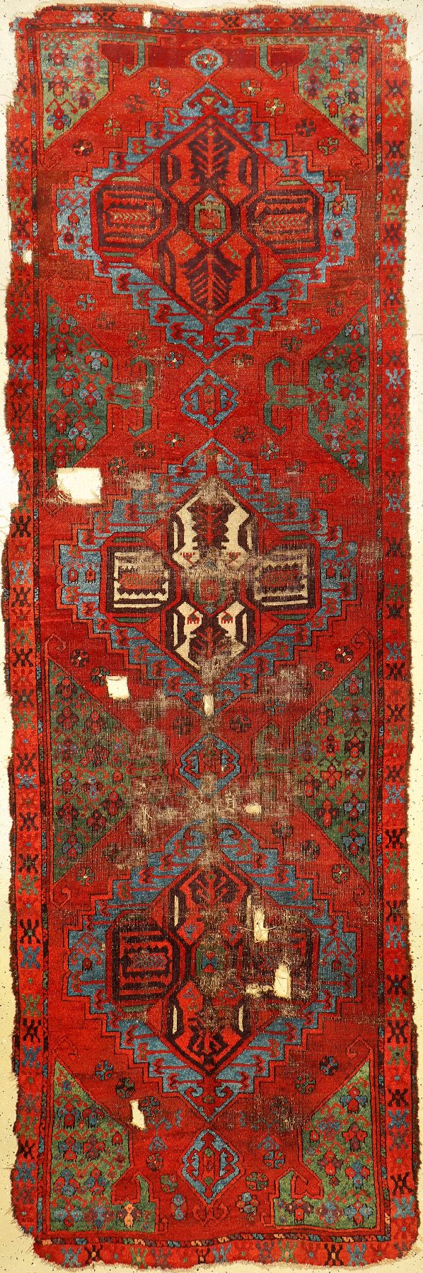 Karapinar "Galerie" antik, Zentralanatolien Konya-Region, Mitte 19.Jhd., Wolle geknüpft auf Wolle. Früher Karapinar Teppich im Galerie ...