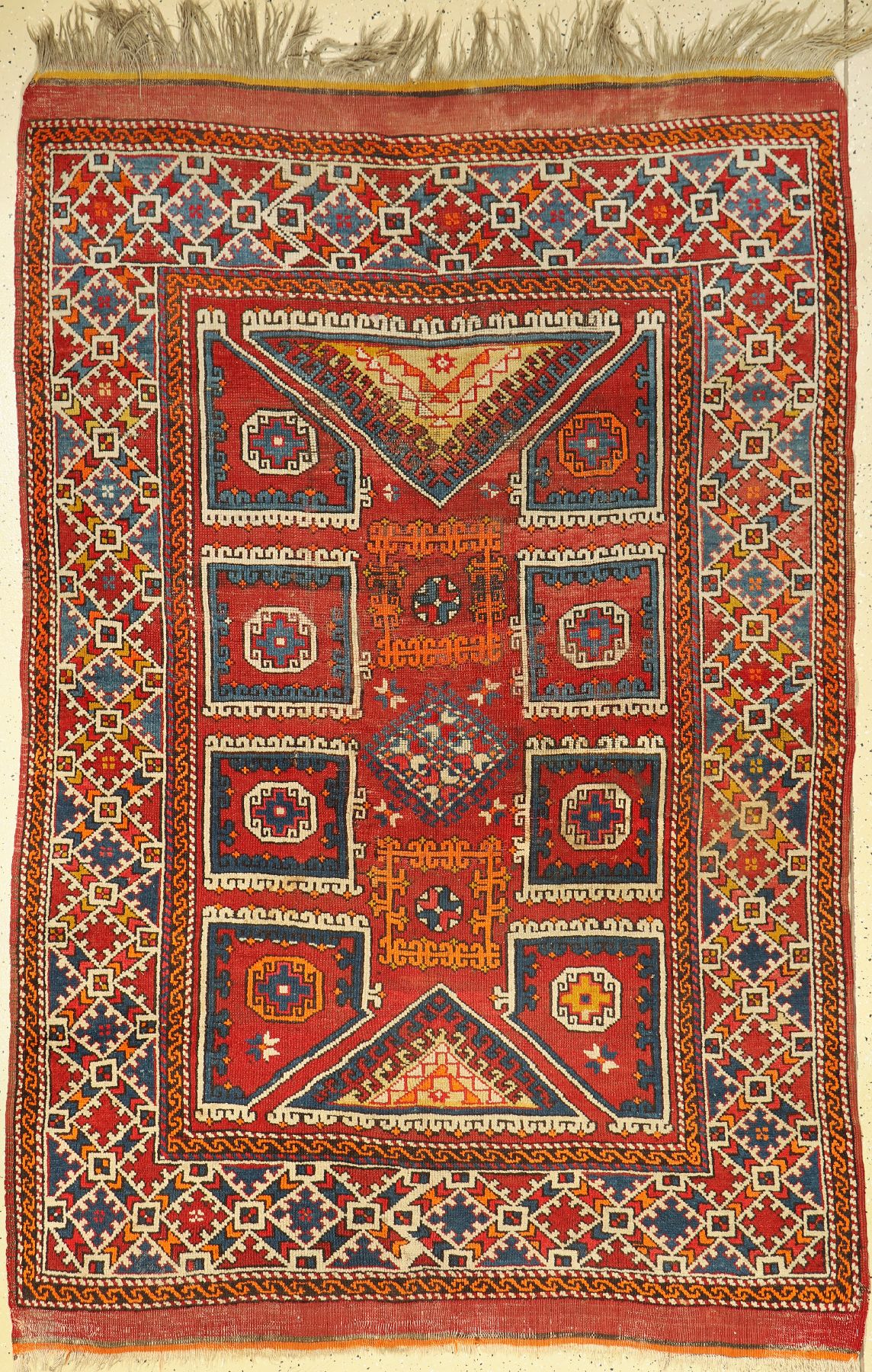Bergama, Türkei, um 1920/30, Wolle auf Wolle, ca. 221 x 150 cm, EHZ: 4
