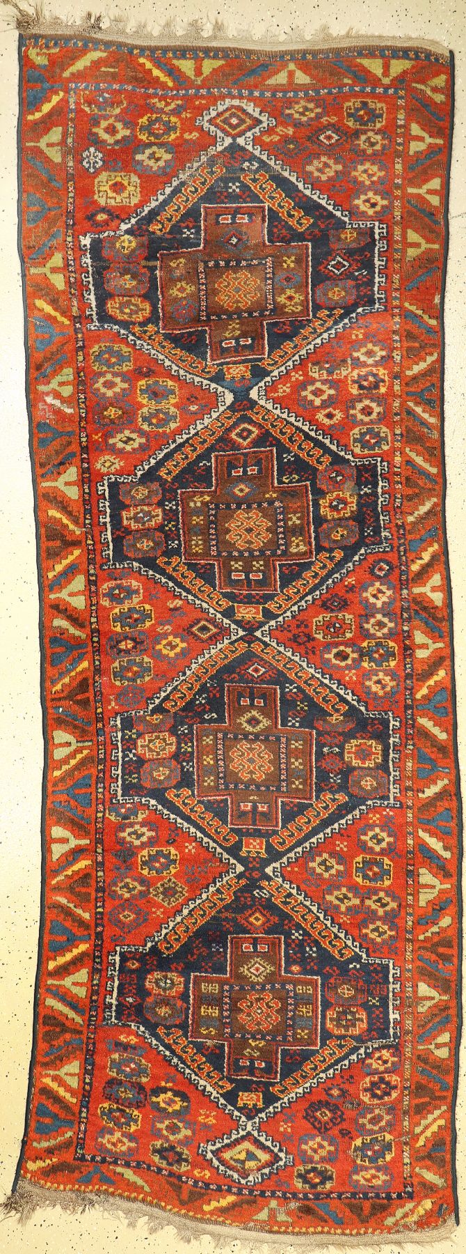 Yörük antik, Ost Anatolien, um 1900, Wolle auf Wolle, ca. 287 x 105 cm, EHZ: 4