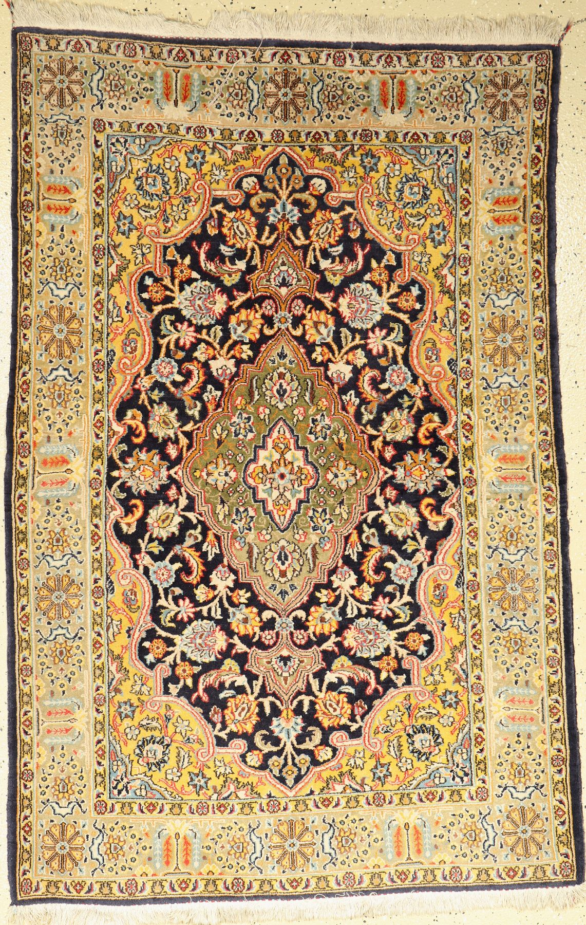 Ghom alt, Persien, ca. 50 Jahre, Wolle auf Baumwolle, ca. 159 x 105 cm, EHZ: 2