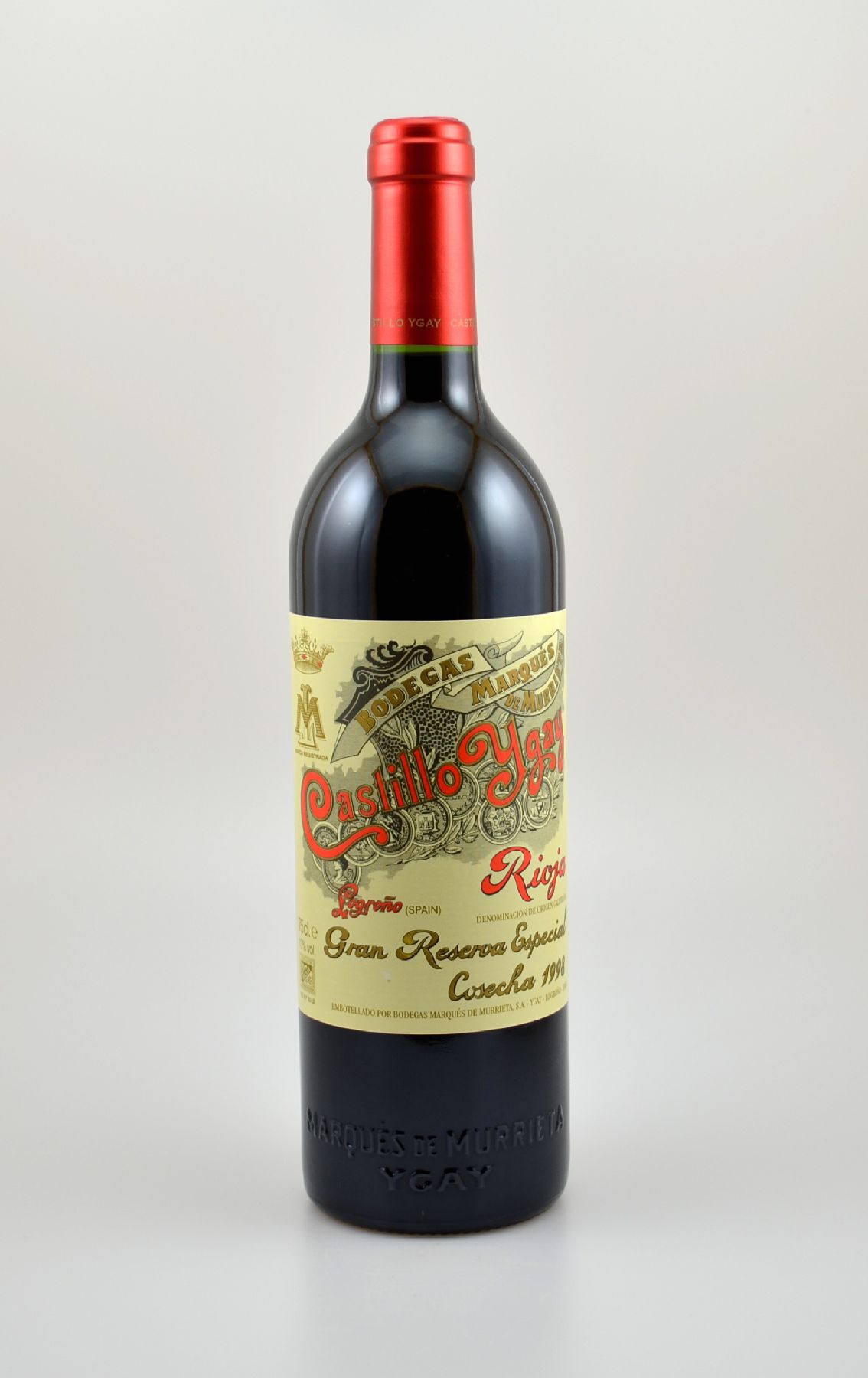 1 Flasche 1998 Bodegas Marques de Murrieta Castillo Ygay, Rioja Gran Reserva Especial, 75 cl, 13 % Vol., Füllstand: ca. high fill, hervorragender ...