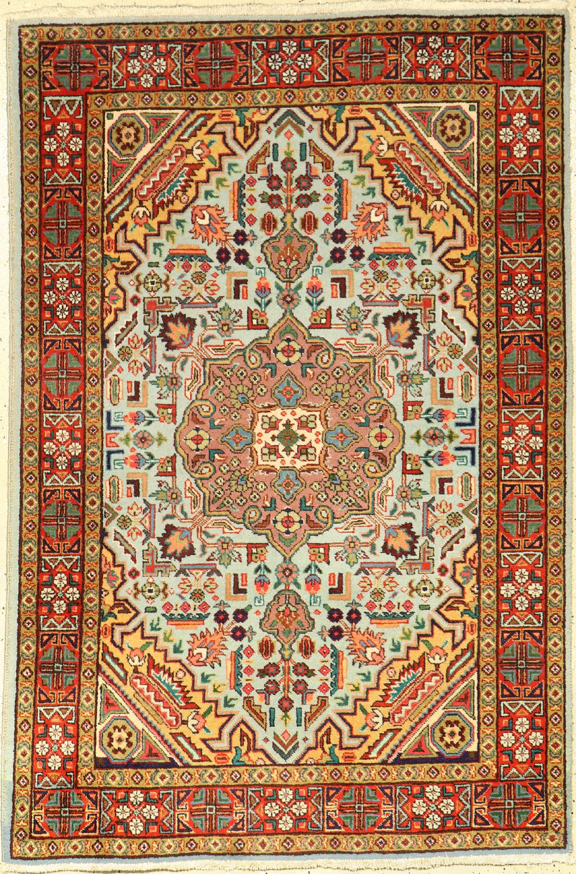 Täbriz, Persien, ca. 50 Jahre, Wolle auf Baumwolle, ca. 147 x 99 cm, EHZ: 2