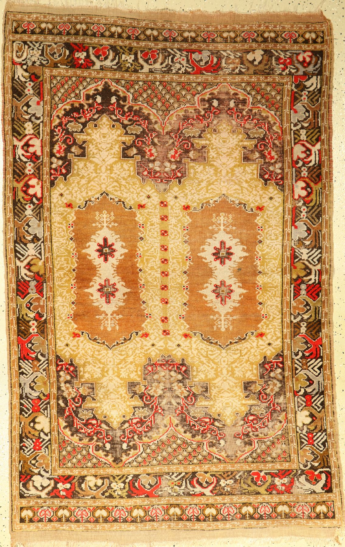 Anatol antik, Türkei, um 1900, Wolle auf Wolle, ca. 187 x 116 cm, EHZ: 3-4