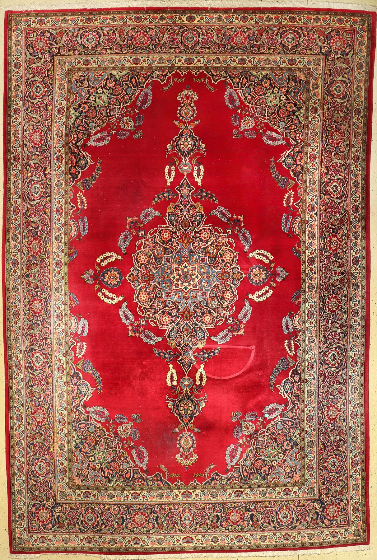 Keschan fein, Persien, ca. 50 Jahre, Korkwolle, ca. 397 x 264 cm, EHZ: 4