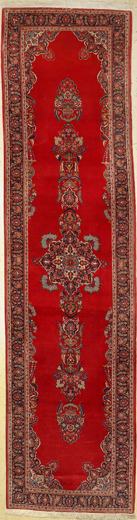 Keschan fein, Persien, ca. 50 Jahre, Korkwolle, ca. 418 x 108 cm, EHZ: 3