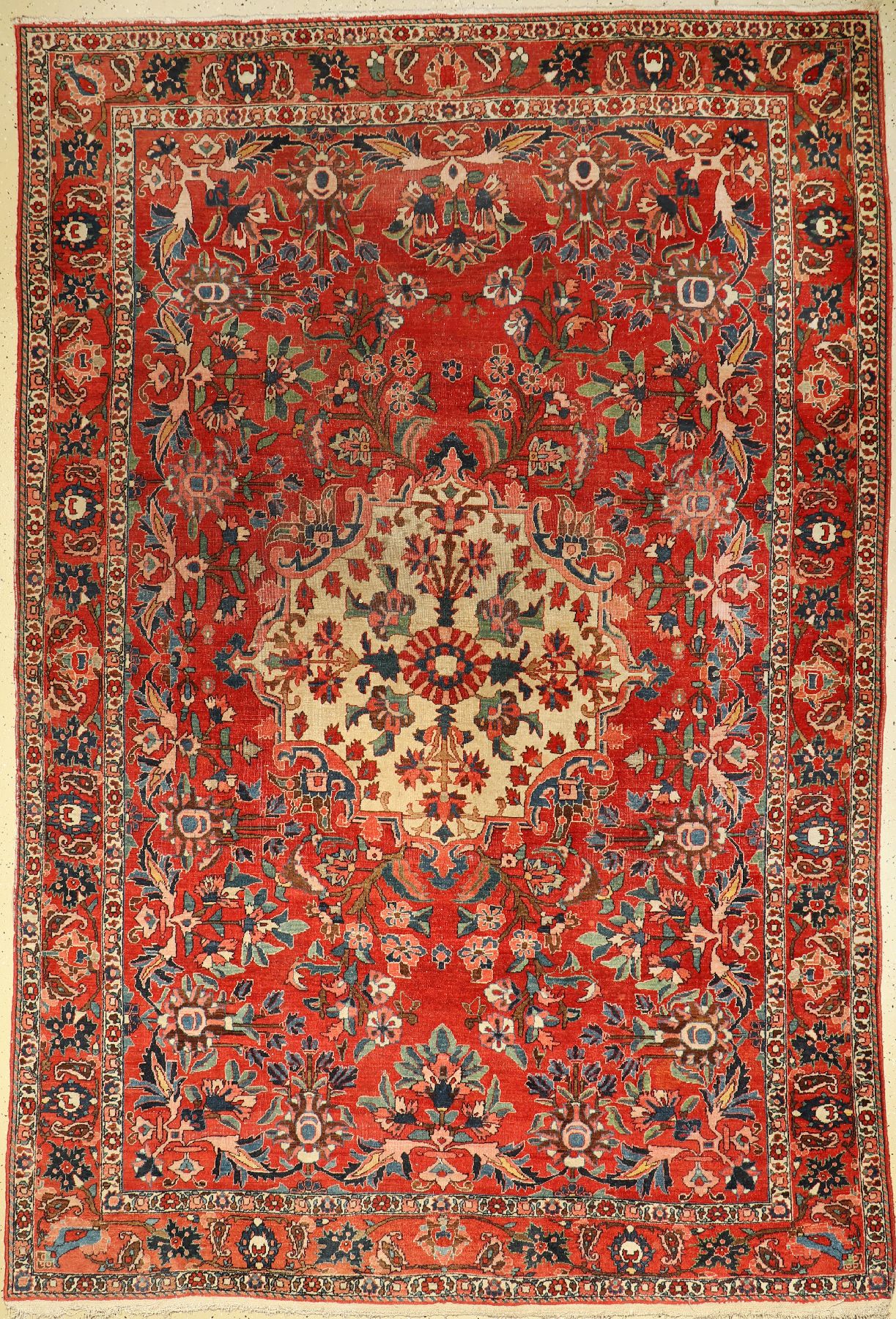 Bachtiar, Persien, ca. 60 Jahre, Wolle auf Baumwolle, ca. 307 x 210 cm, EHZ: 3-4