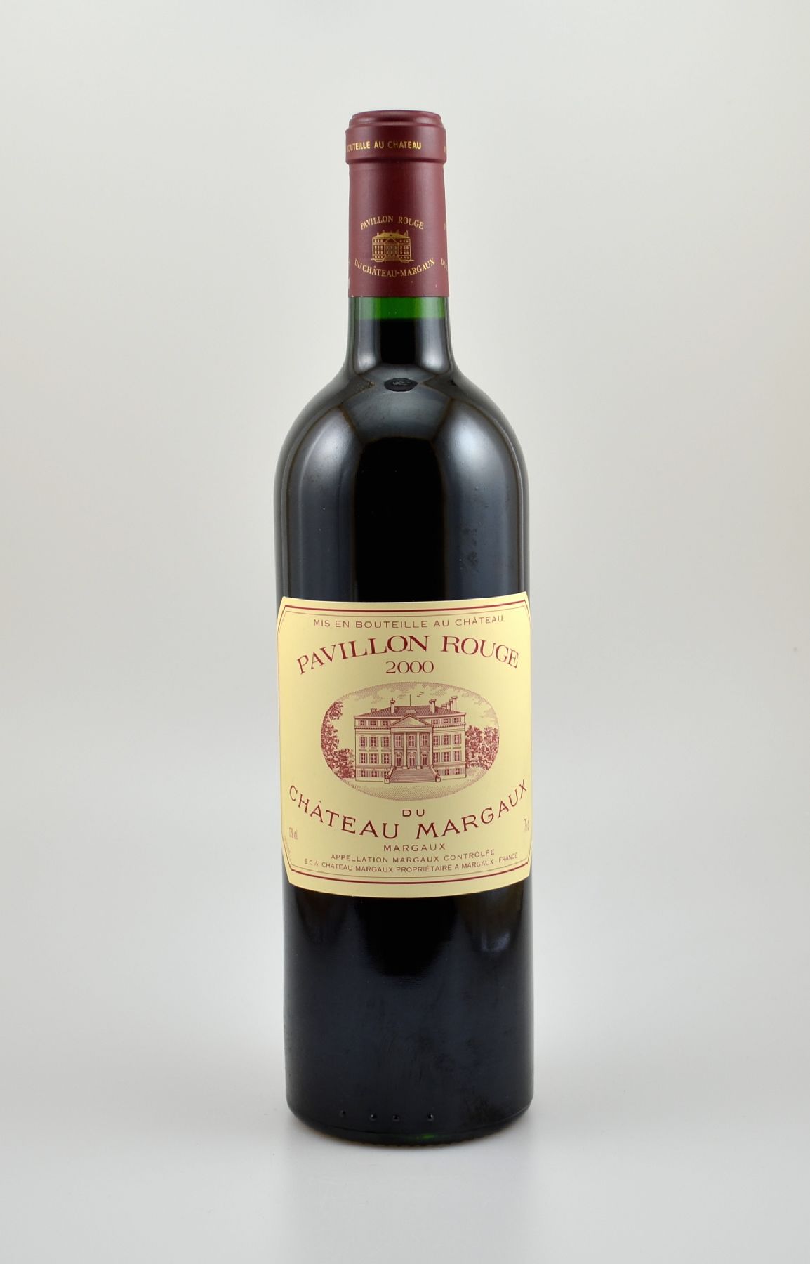 3 Flaschen 2000er Chateau Pavillon Rouge du Chateau Margaux, Margaux, 2. Wein von Chateau Margaux, je 75 cl, 13 % Vol, Füllstände: je into neck, ...