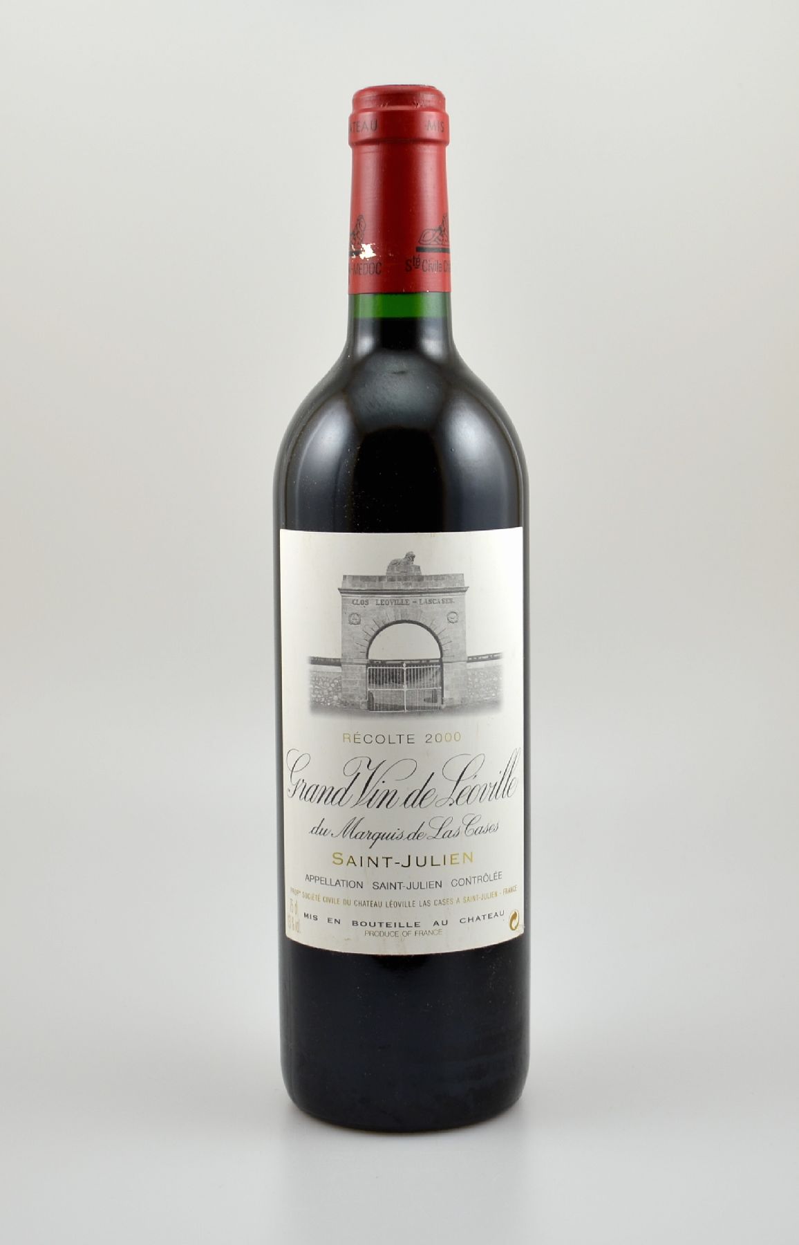 1 Flasche 2000er Chateau Leoville-Las Cases,ca. 75 cl, 13 % Vol., Füllstand: ca. into neck, hervorragender Erhaltungszustand, unverkostet, 97 Parker ...