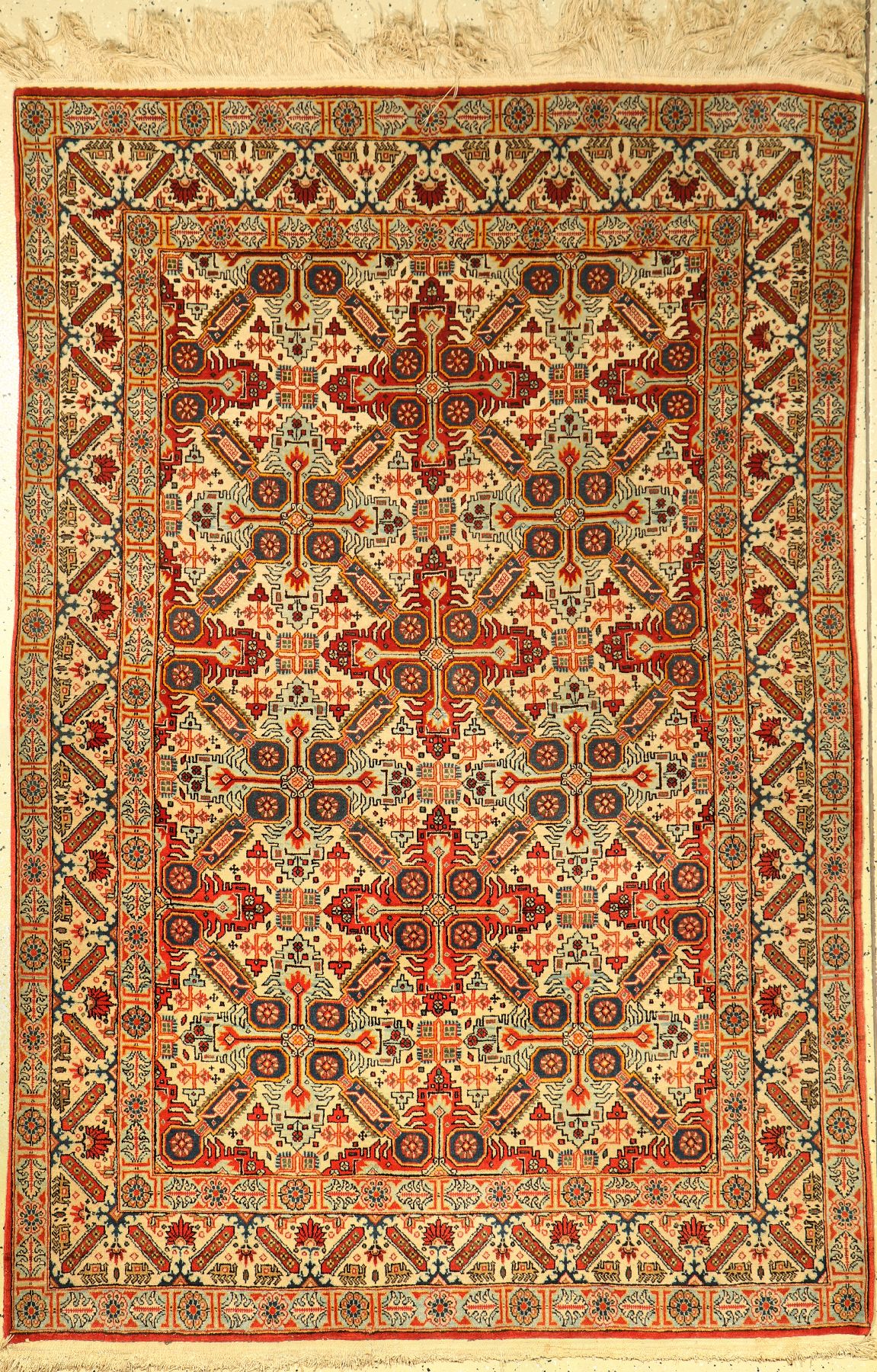 Ghom, Persien, ca. 50 Jahre, Wolle auf Baumwolle, ca. 202 x 138 cm, EHZ: 2