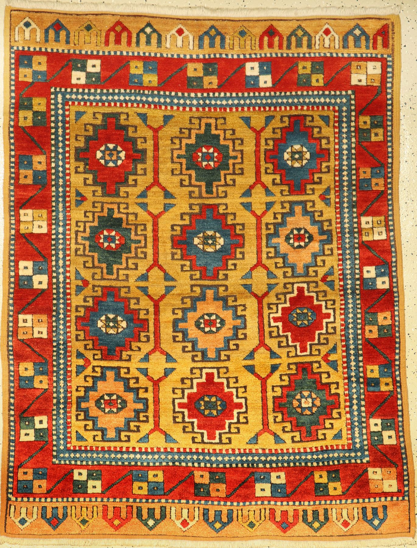Konya, Türkei, ca. 40 Jahre, Wolle auf Wolle, ca. 164 x 127 cm, EHZ: 2-3