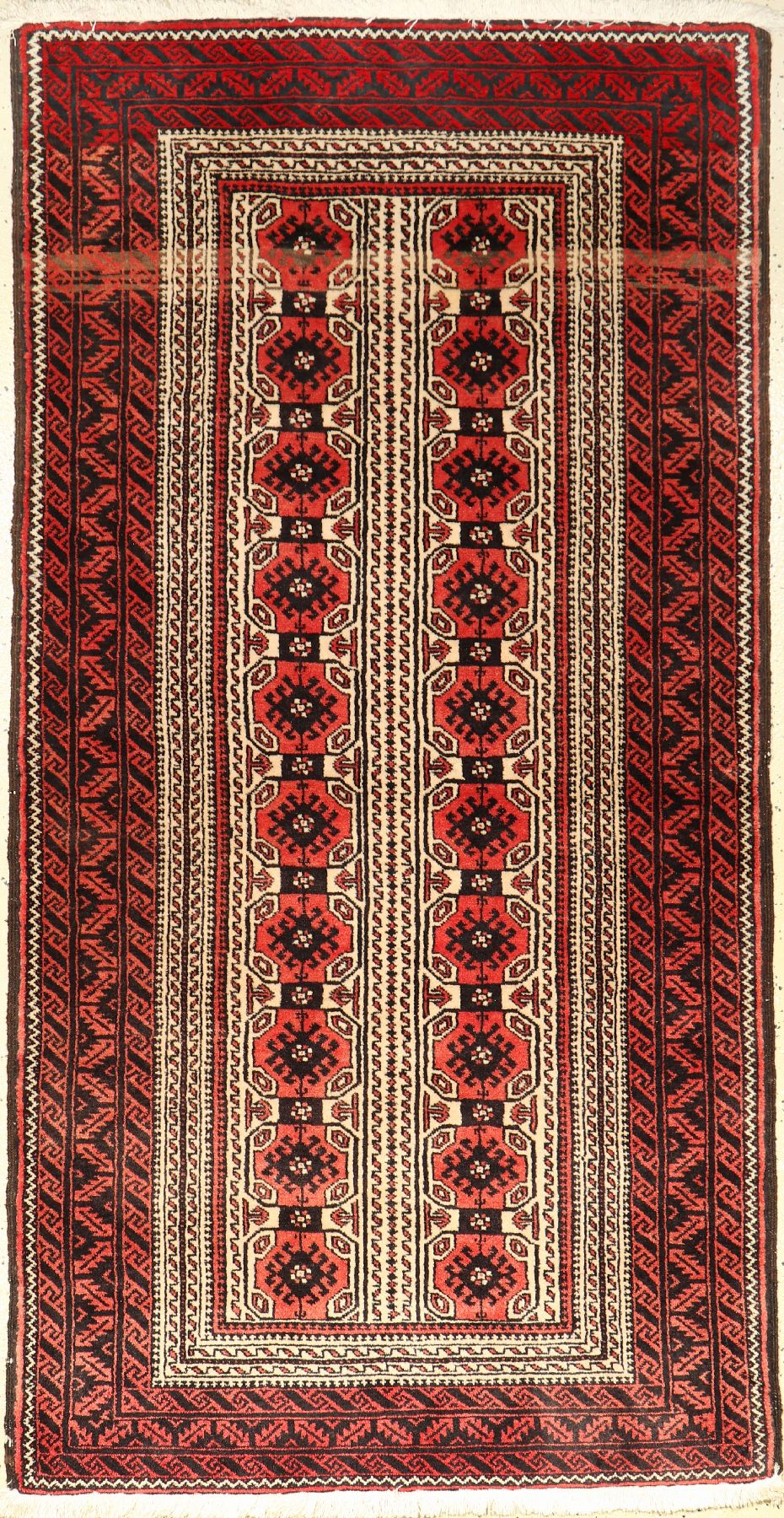 Belutsch alt, Persien, ca. 40 Jahre, Wolle auf Wolle, ca. 193 x 100 cm, EHZ: 2