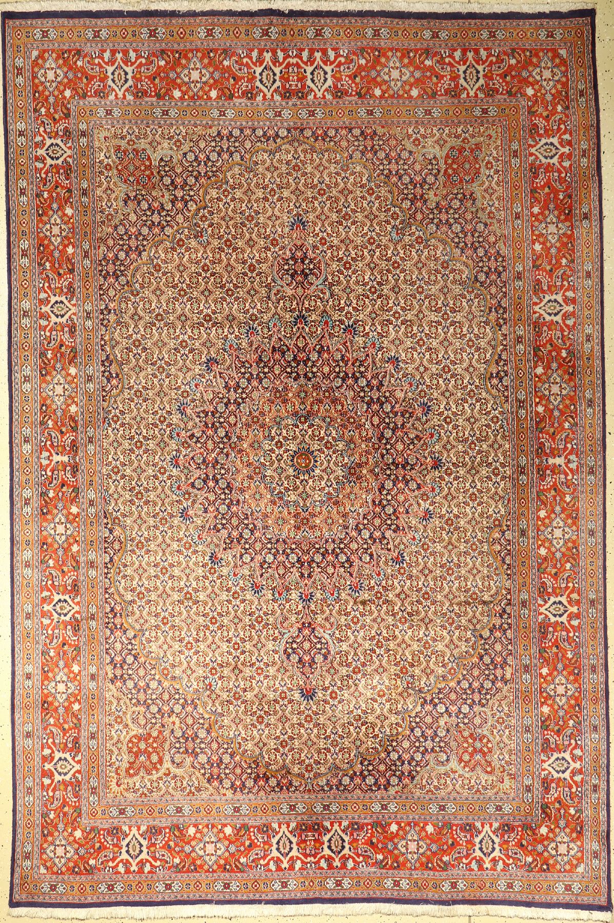 Moud alt, Persien, ca. 30 Jahre, Wolle auf Baumwolle, ca. 292 x 194 cm, EHZ: 2