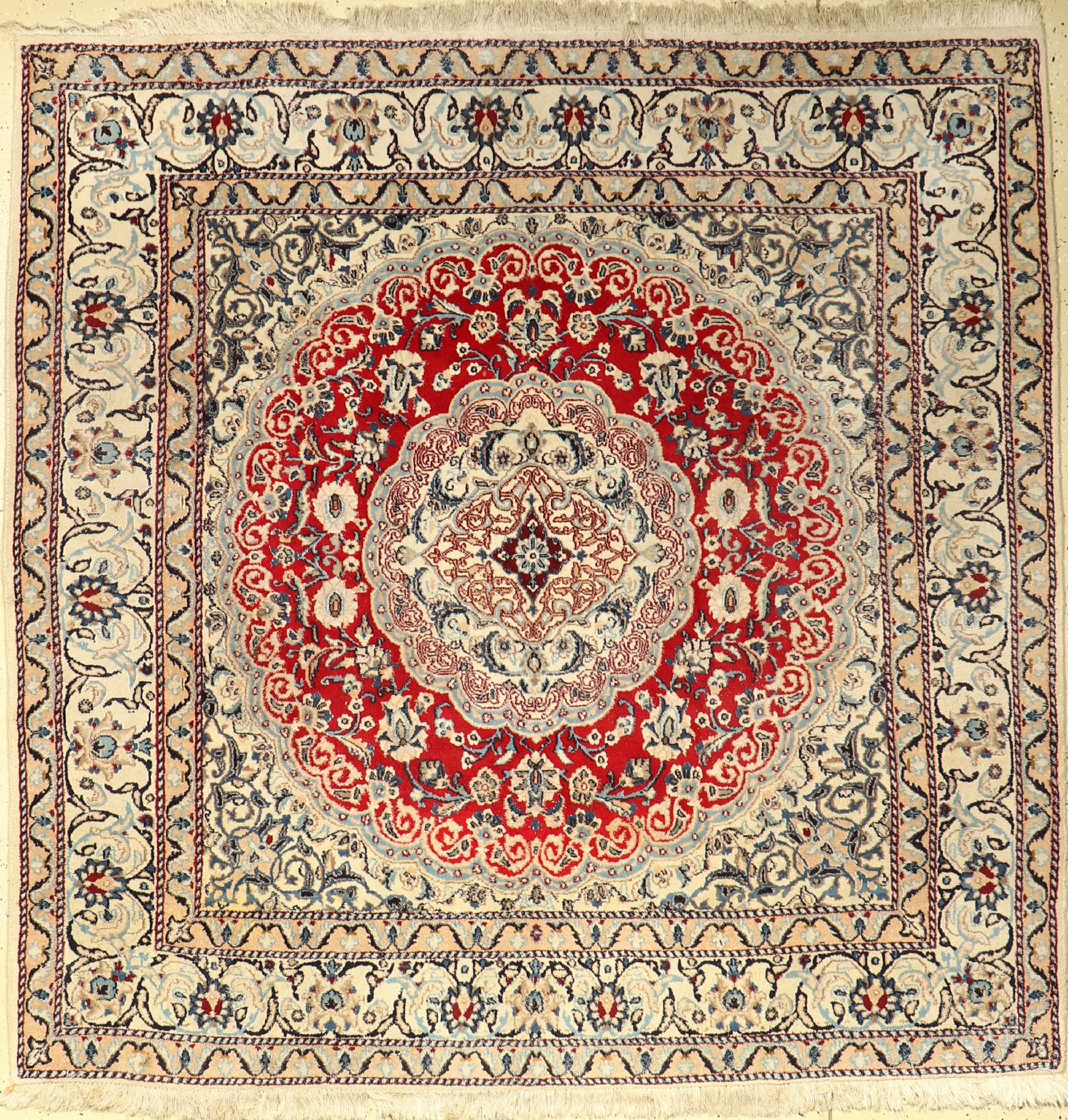 Nain alt, Persien, ca. 30 Jahre, Wolle auf Baumwolle, ca. 196 x 198 cm, EHZ: 3